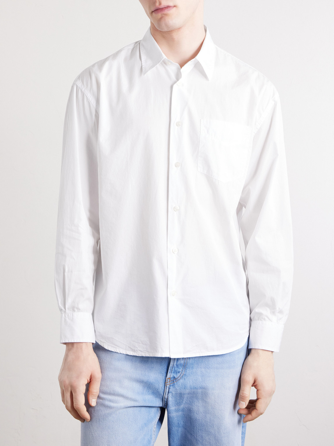  Altea - Cotton-poplin Shirt - Men - White - S 