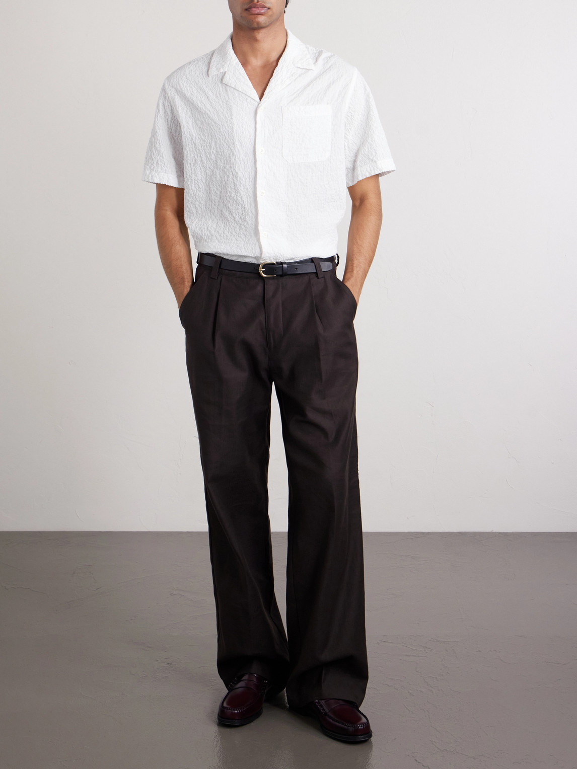 Hadley Seersucker Cotton Shirt