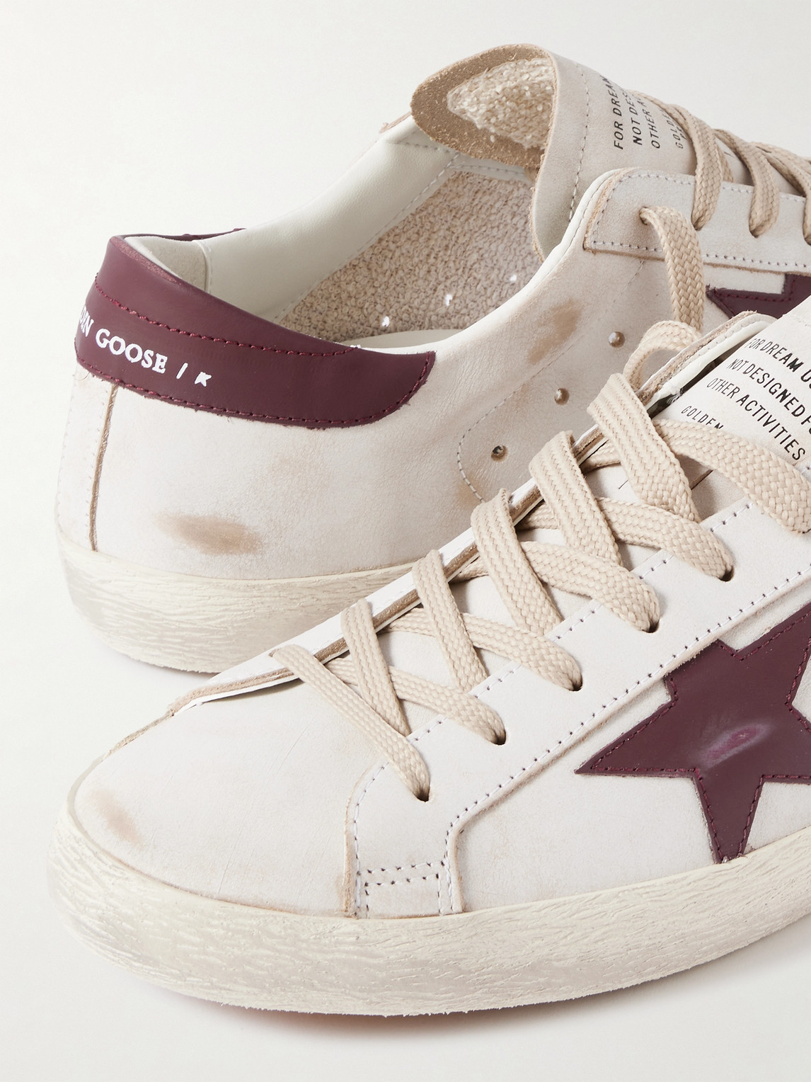 Super-Star Distressed Sneakers