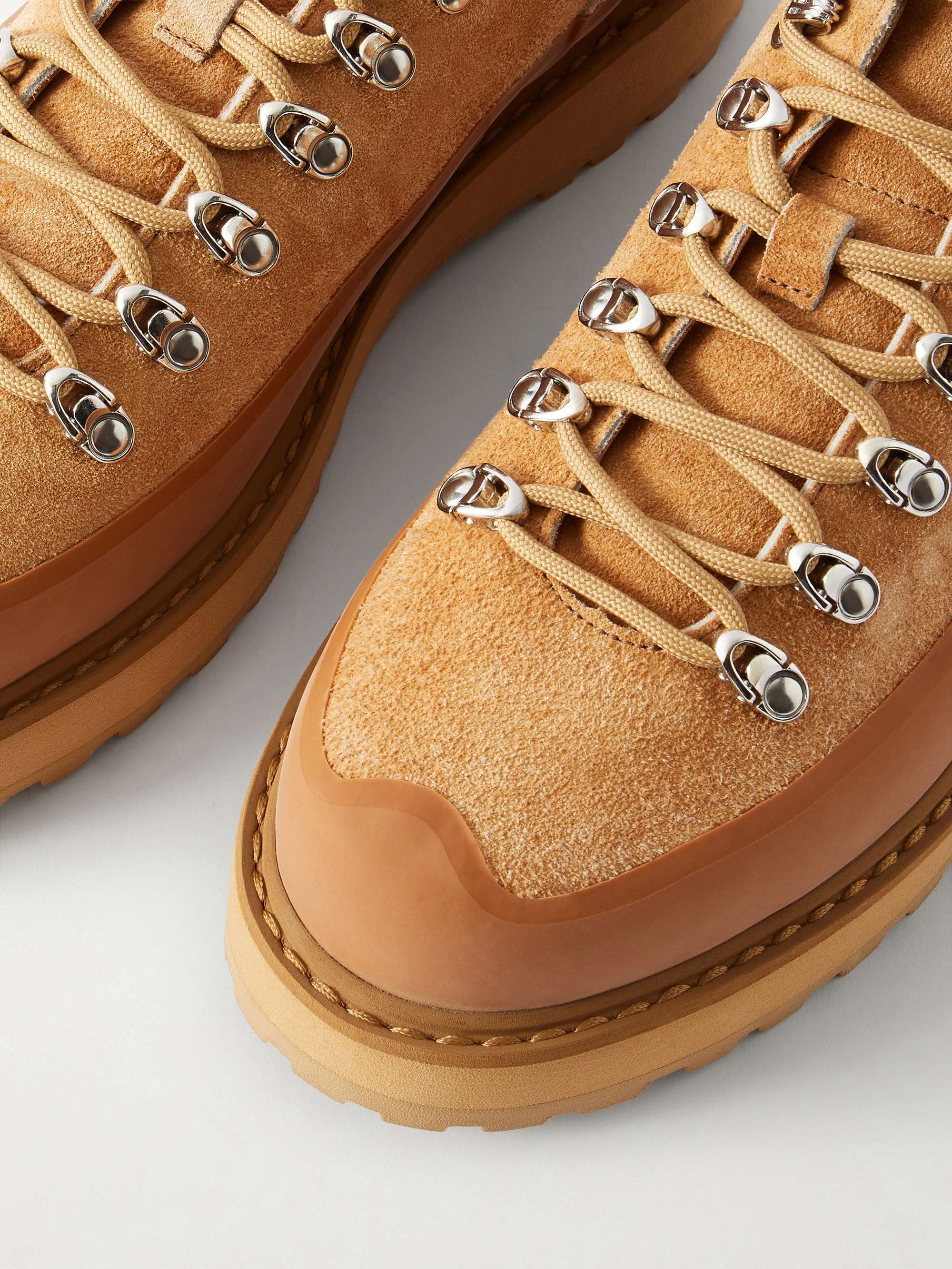 DIEMME Cornaro Gomma Rubber-Trimmed Suede Boots for Men | MR PORTER