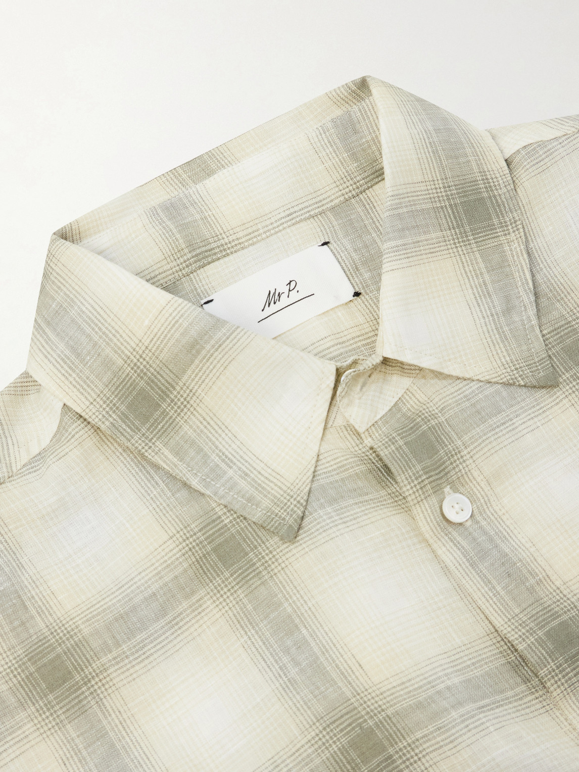 Mr P. - Checked Linen