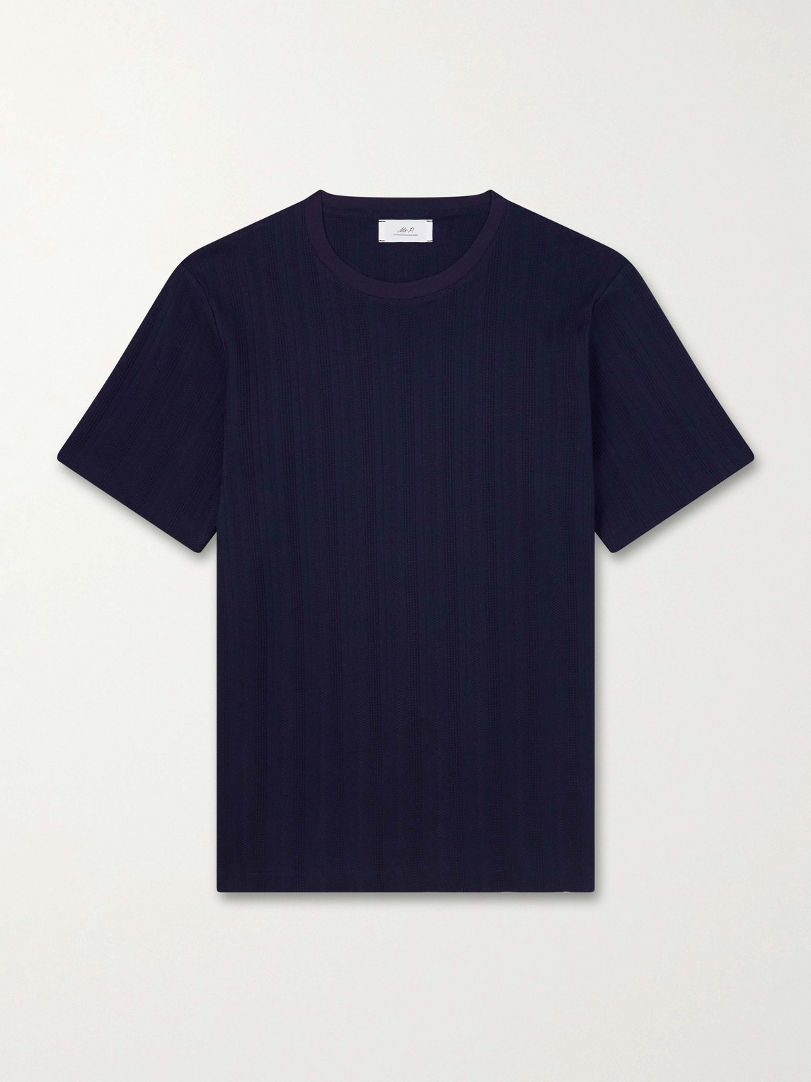 MR P. Textured Organic Cotton T-Shirt - Men