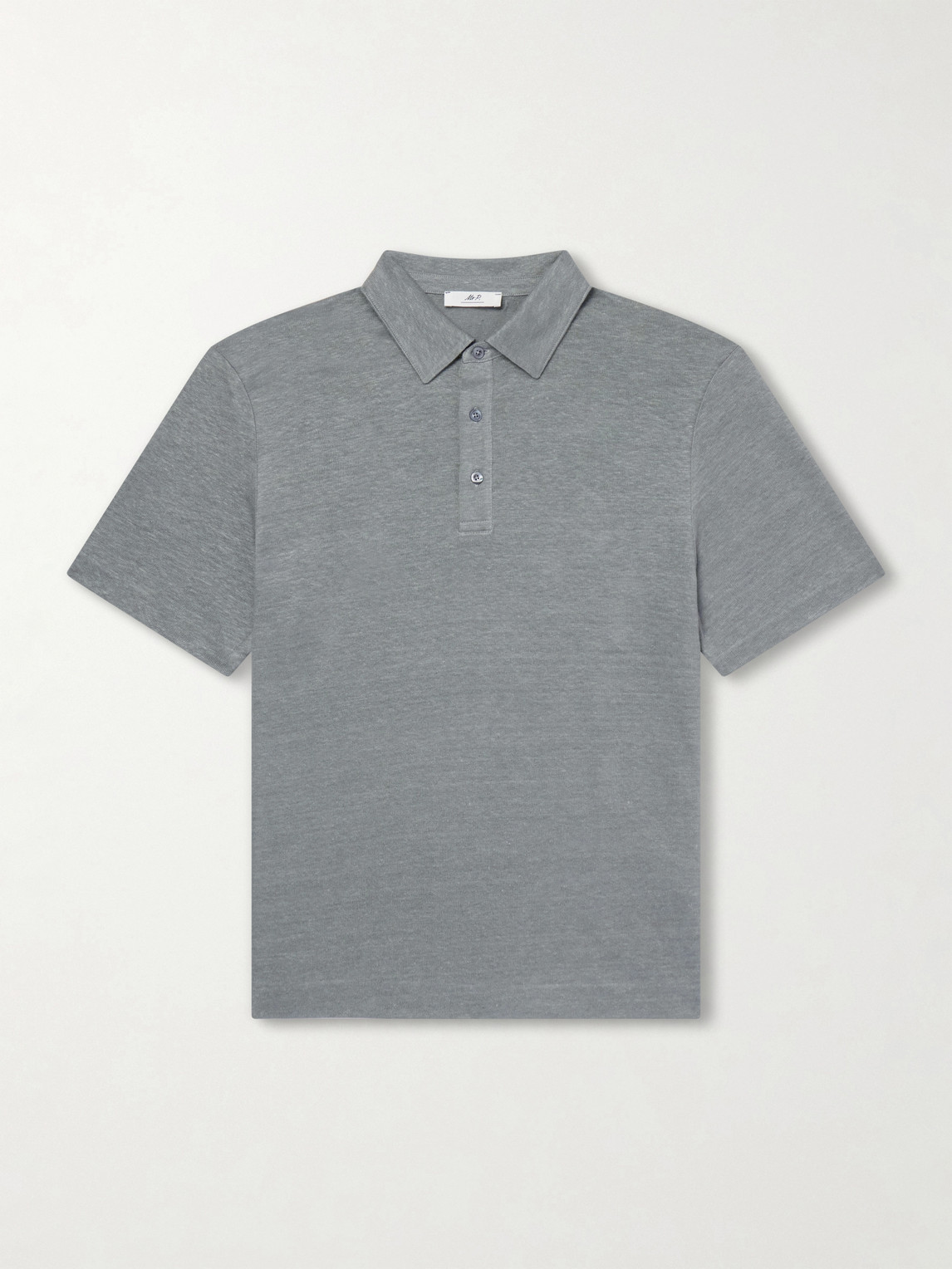 MR P. Linen-jersey Polo hirt - Men