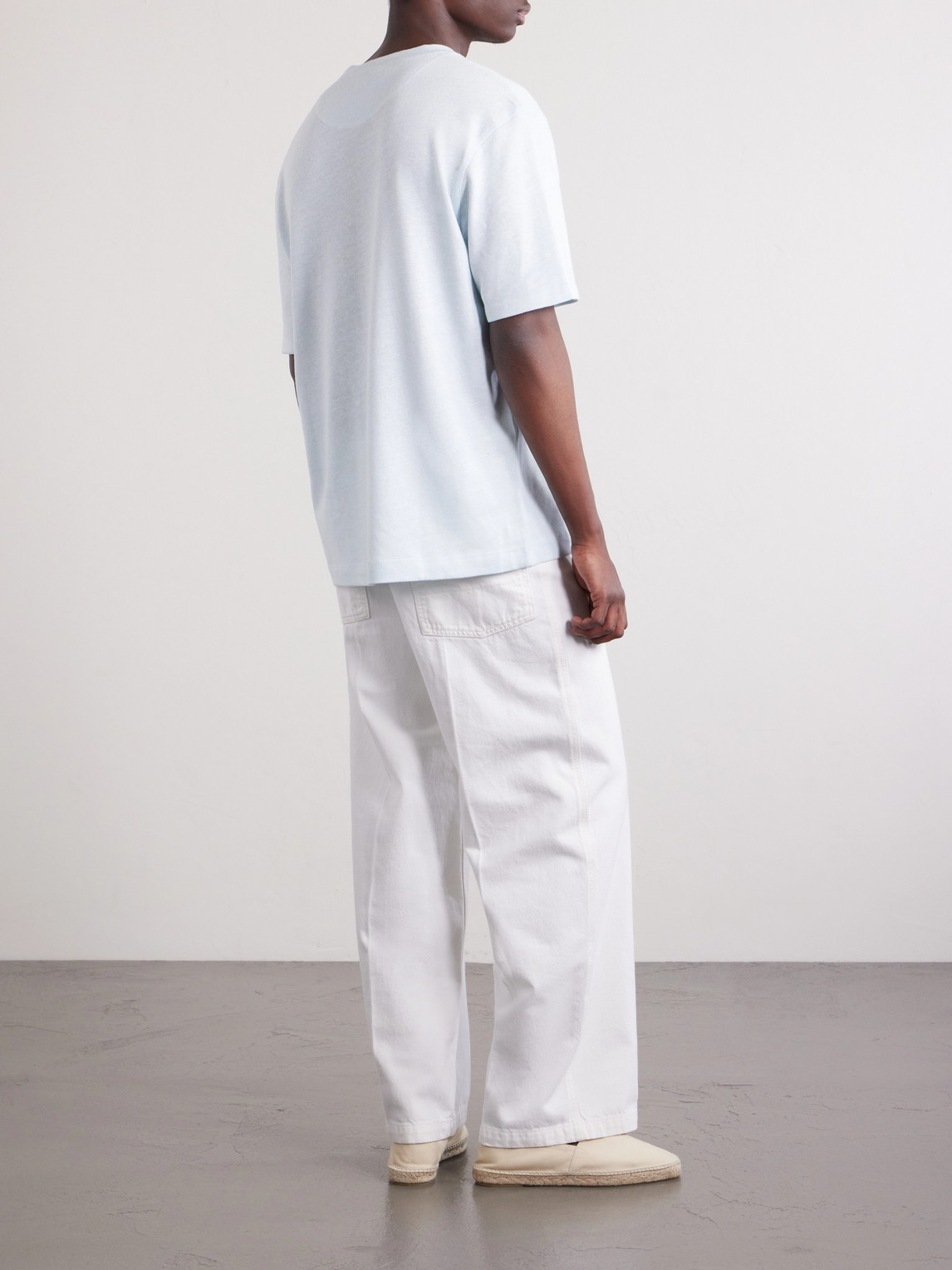 Mr P. - Linen And Organic Cotton-Blend T-Shirt