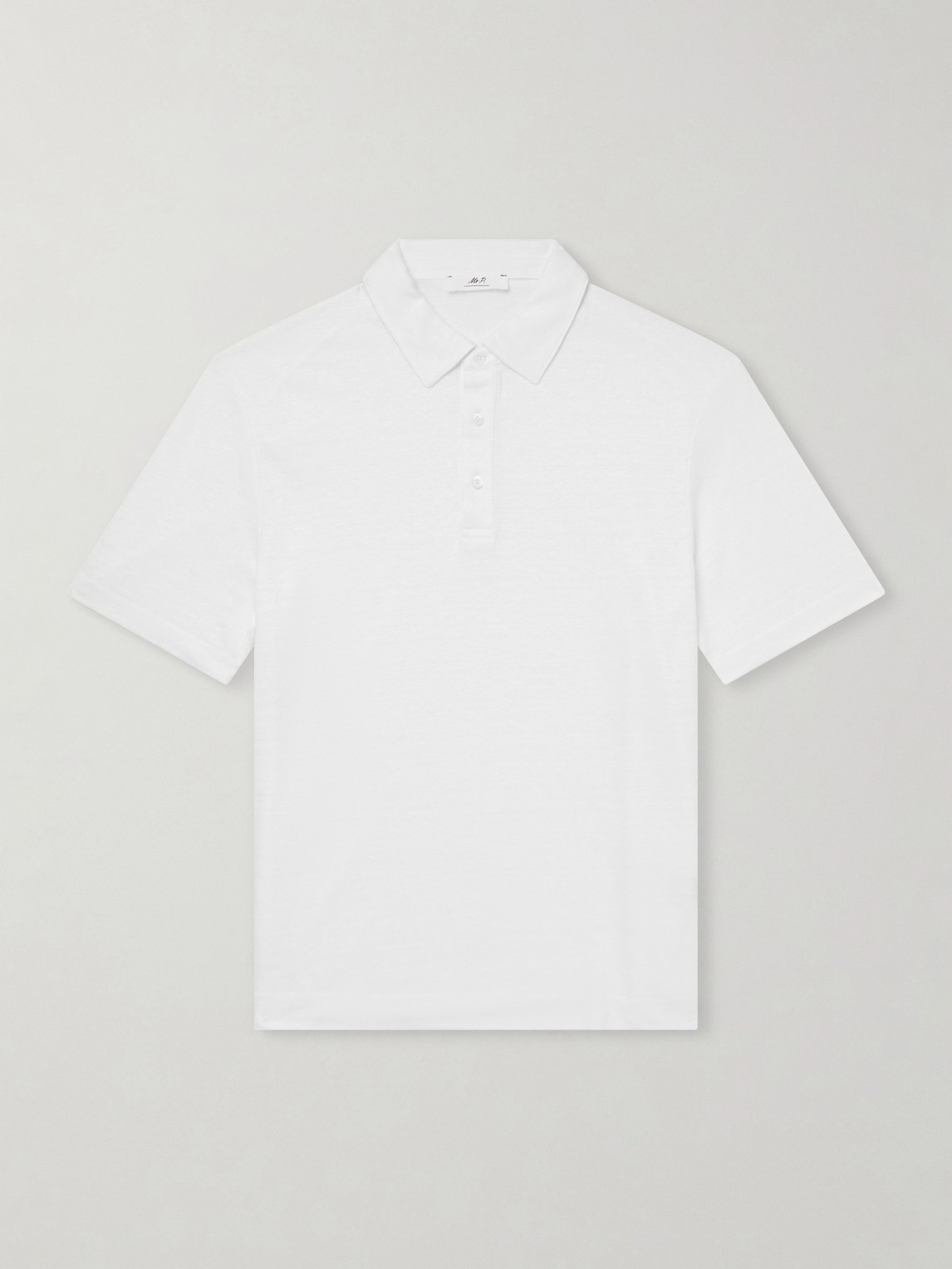 MR P. Linen-jersey Polo Shirt - Men