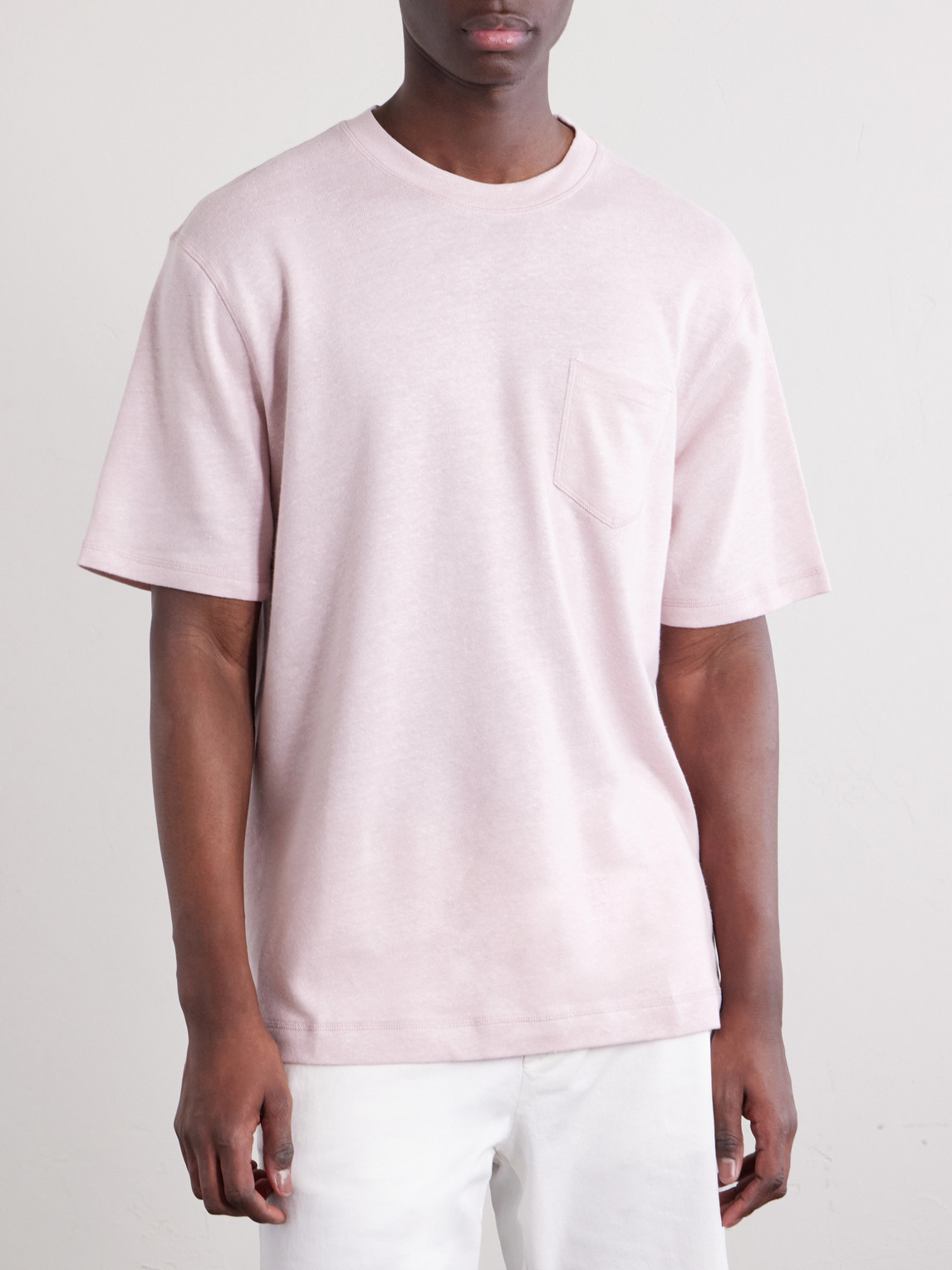 Mr P. - Linen And Organic Cotton-Blend T-Shirt