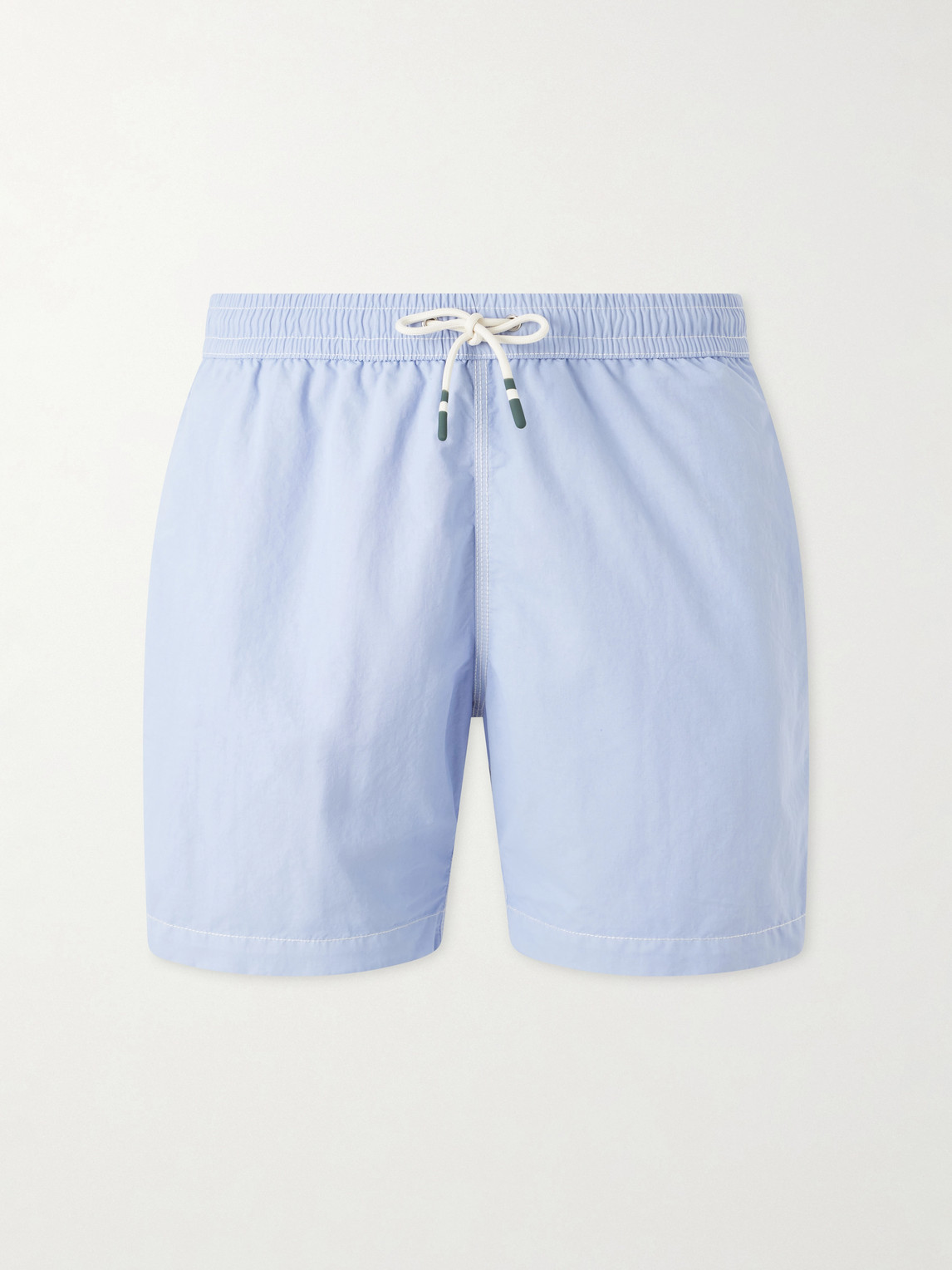 Hartford Slim-fit Mid-length Swim Shorts In Blue