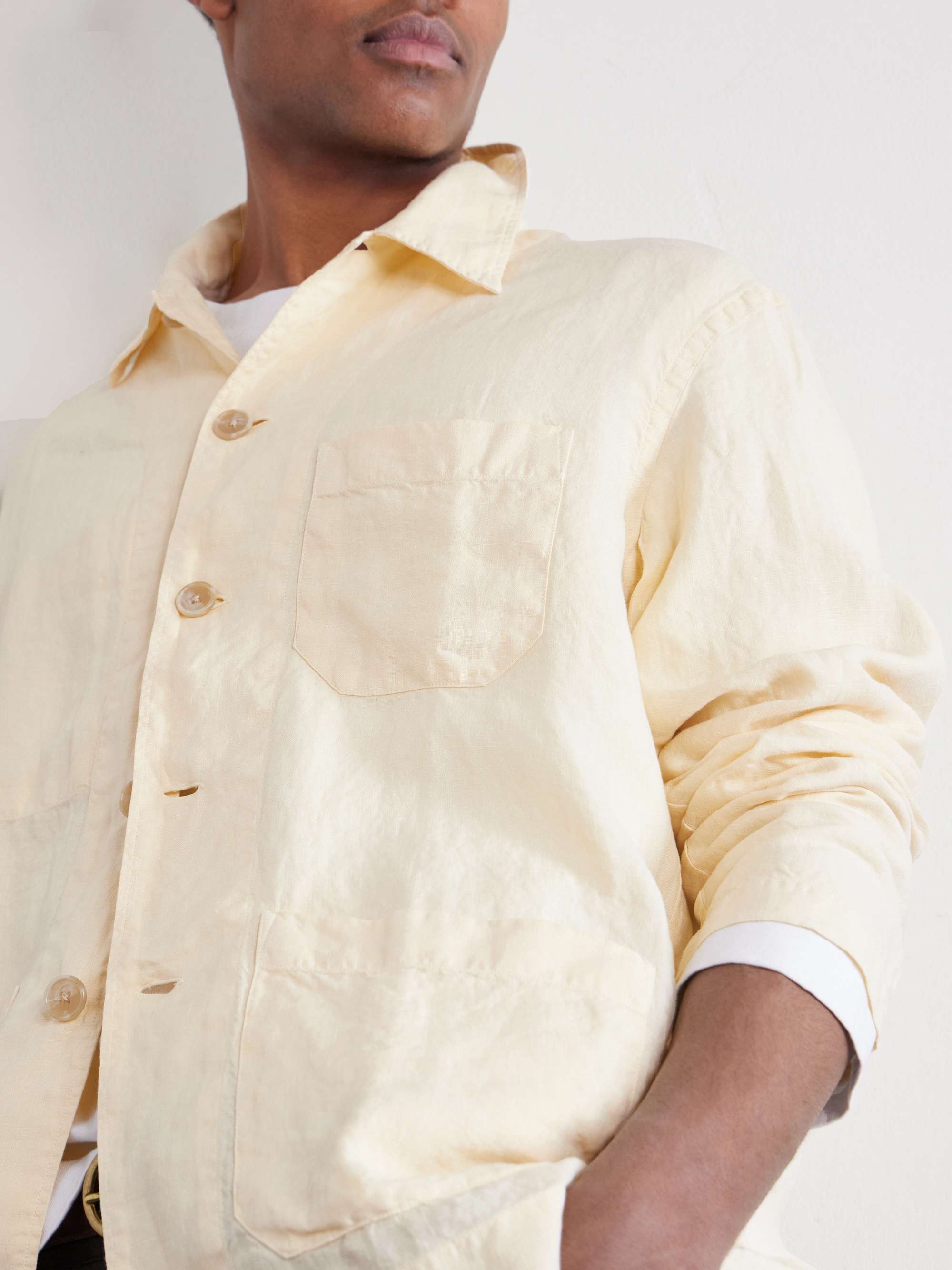 HARTFORD Perry Linen and Cotton-Blend Woven Jacket for Men | MR PORTER