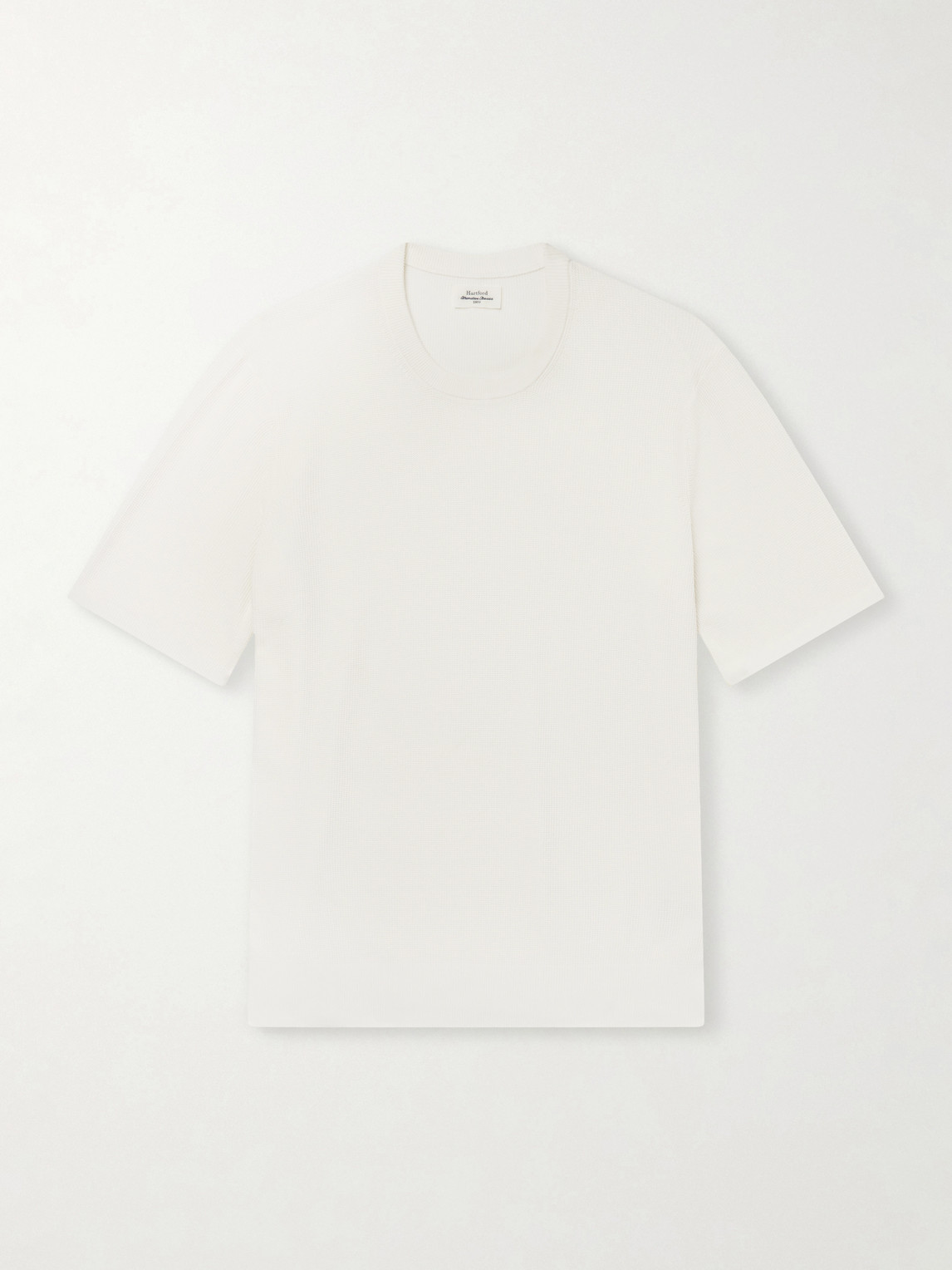 Hartford Cotton-piqué T-shirt In White