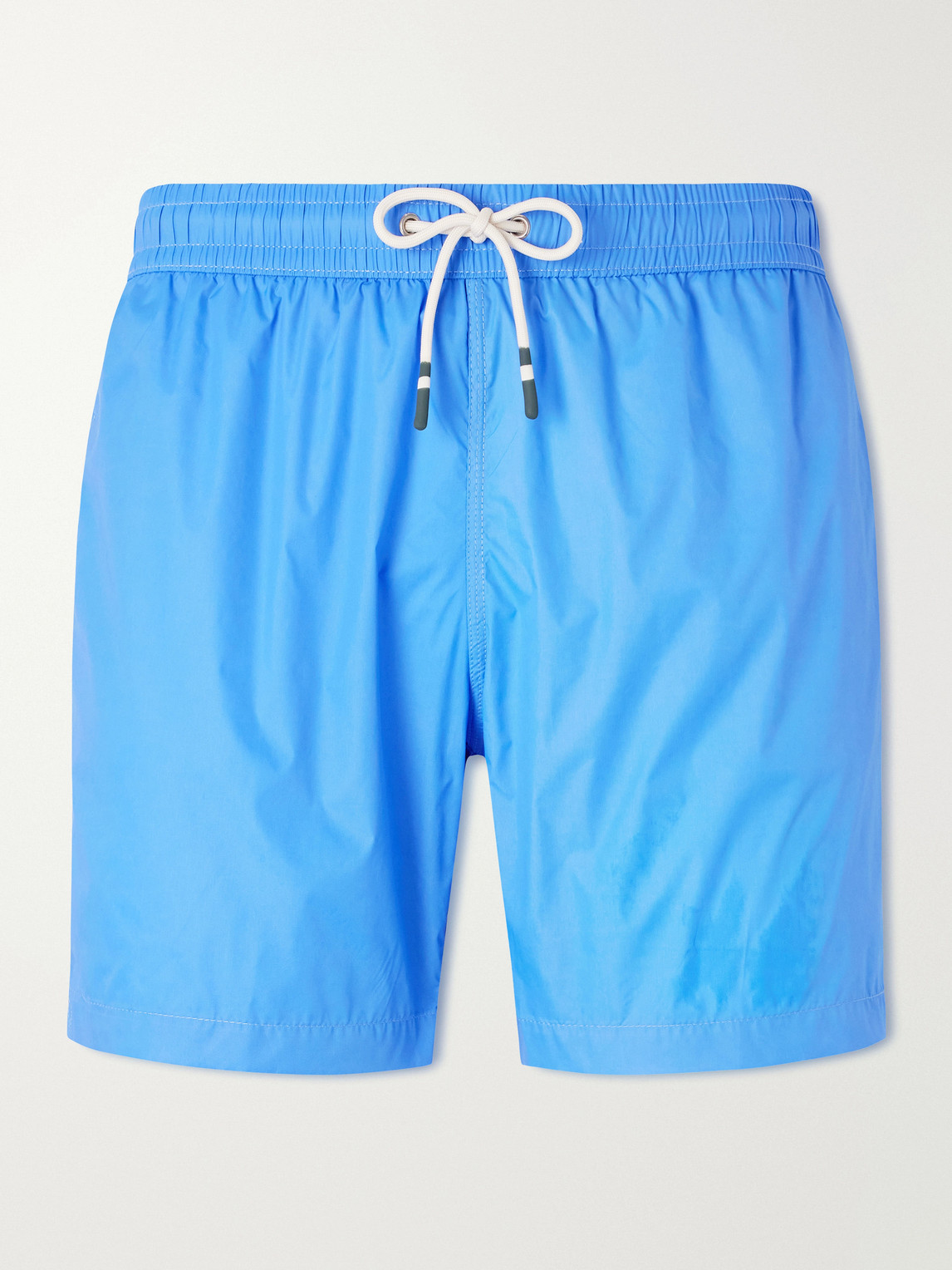 Hartford Straight-leg Mid-length Recycled Swim Shorts In Blue