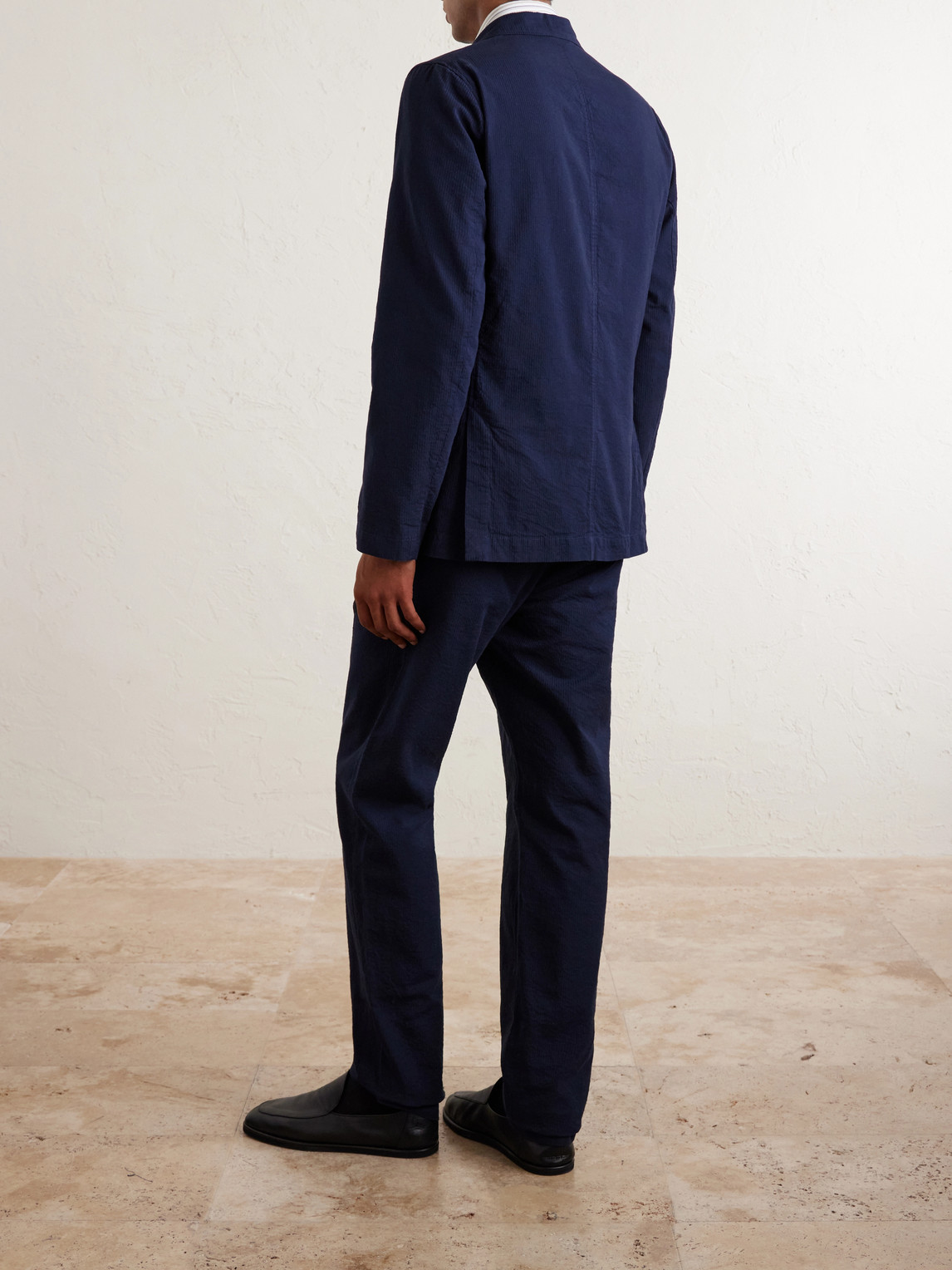  Hartford - Julian Textured Cotton Blazer - Men - Blue - It 46 