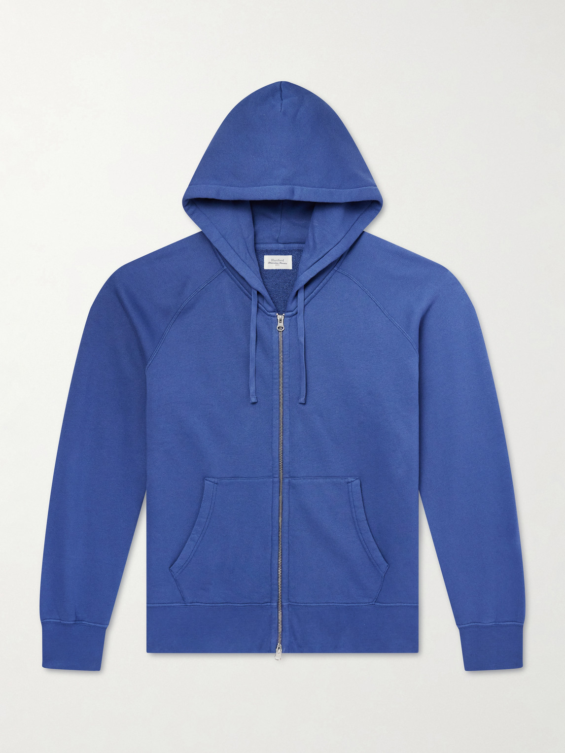 Hartford Cotton-Jersey Zip-Up Hoodie - Men