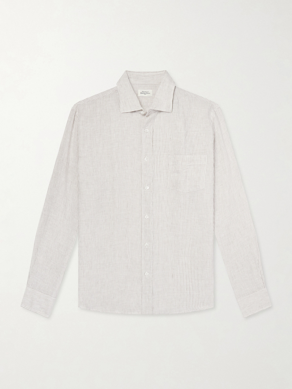 Hartford Paul Striped Linen Shirt - Men