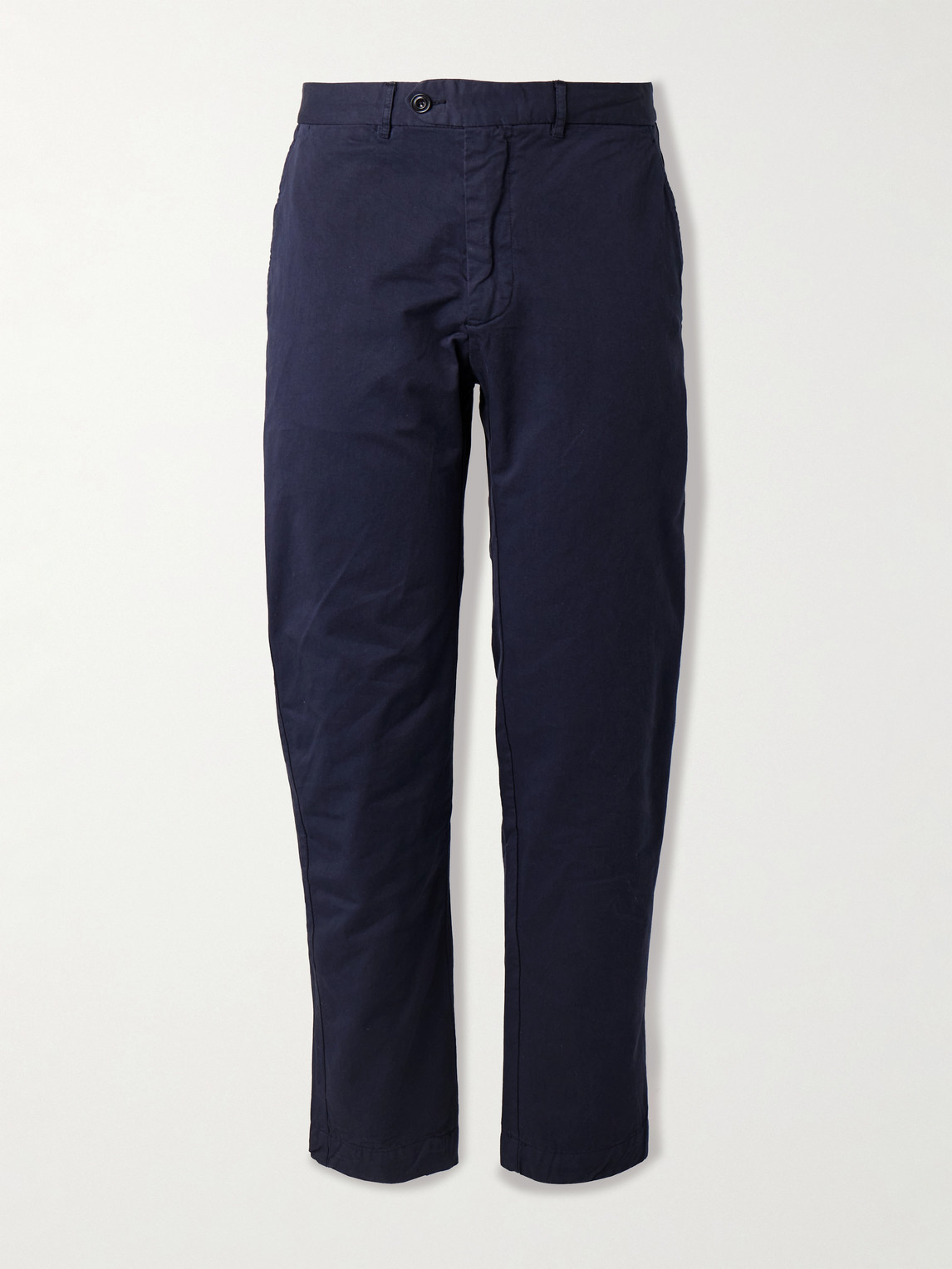 Hartford Taylor Straight-leg Cotton-gabardine Trousers In Multi