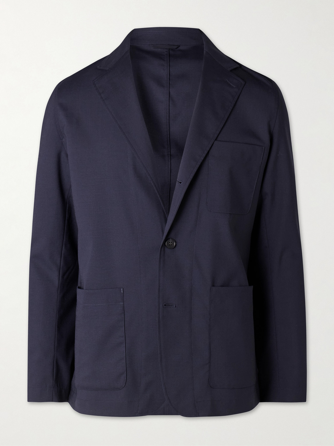 Hartford Jonbee Flannel Blazer In Green