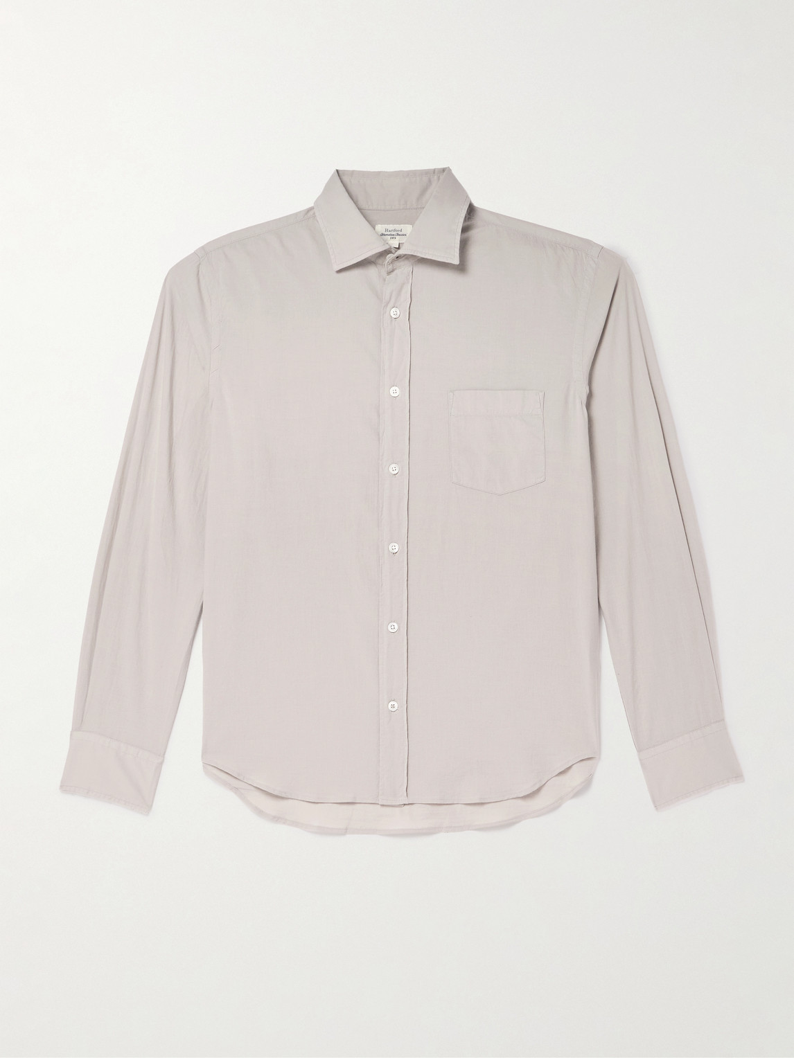 Hartford Paul Pat Cotton-poplin Shirt In Pink