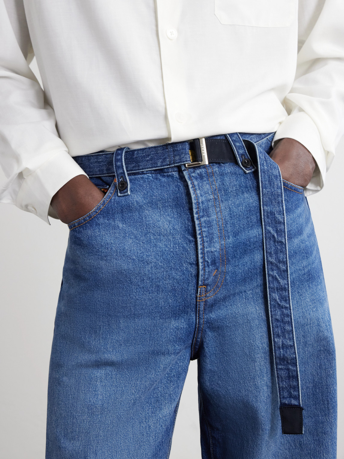 Levi'S Wide-Leg Belted Jeans