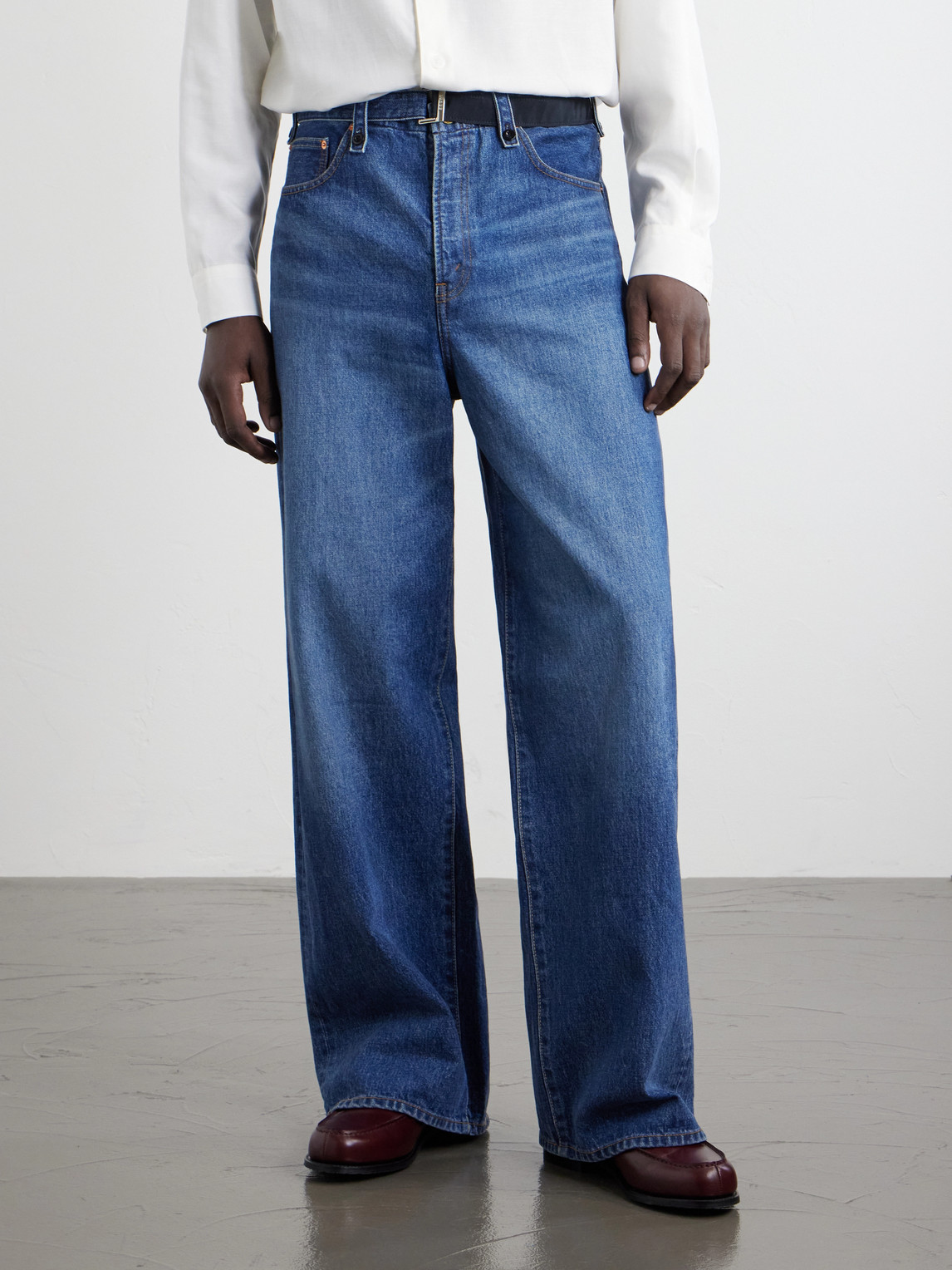 Levi'S Wide-Leg Belted Jeans