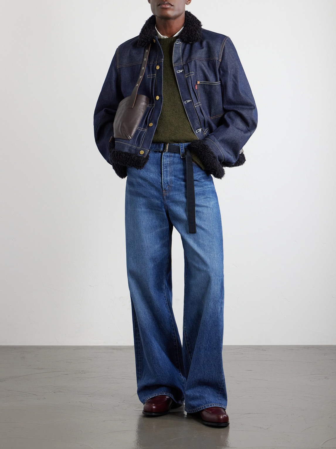 Levi'S Wide-Leg Belted Jeans