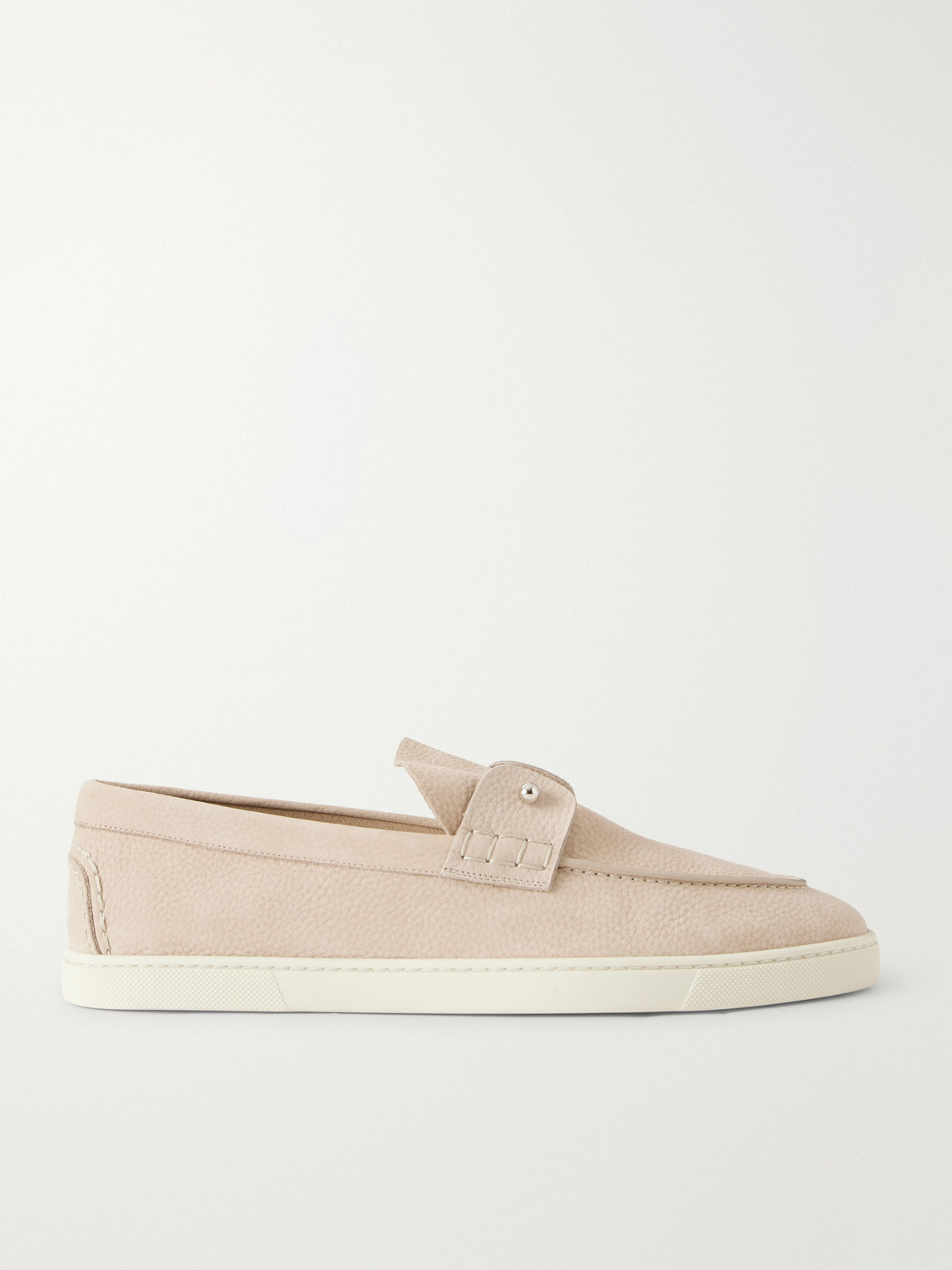 Christian Louboutin Chambeliboat Full-Grain Nubuck Loafers EU 42