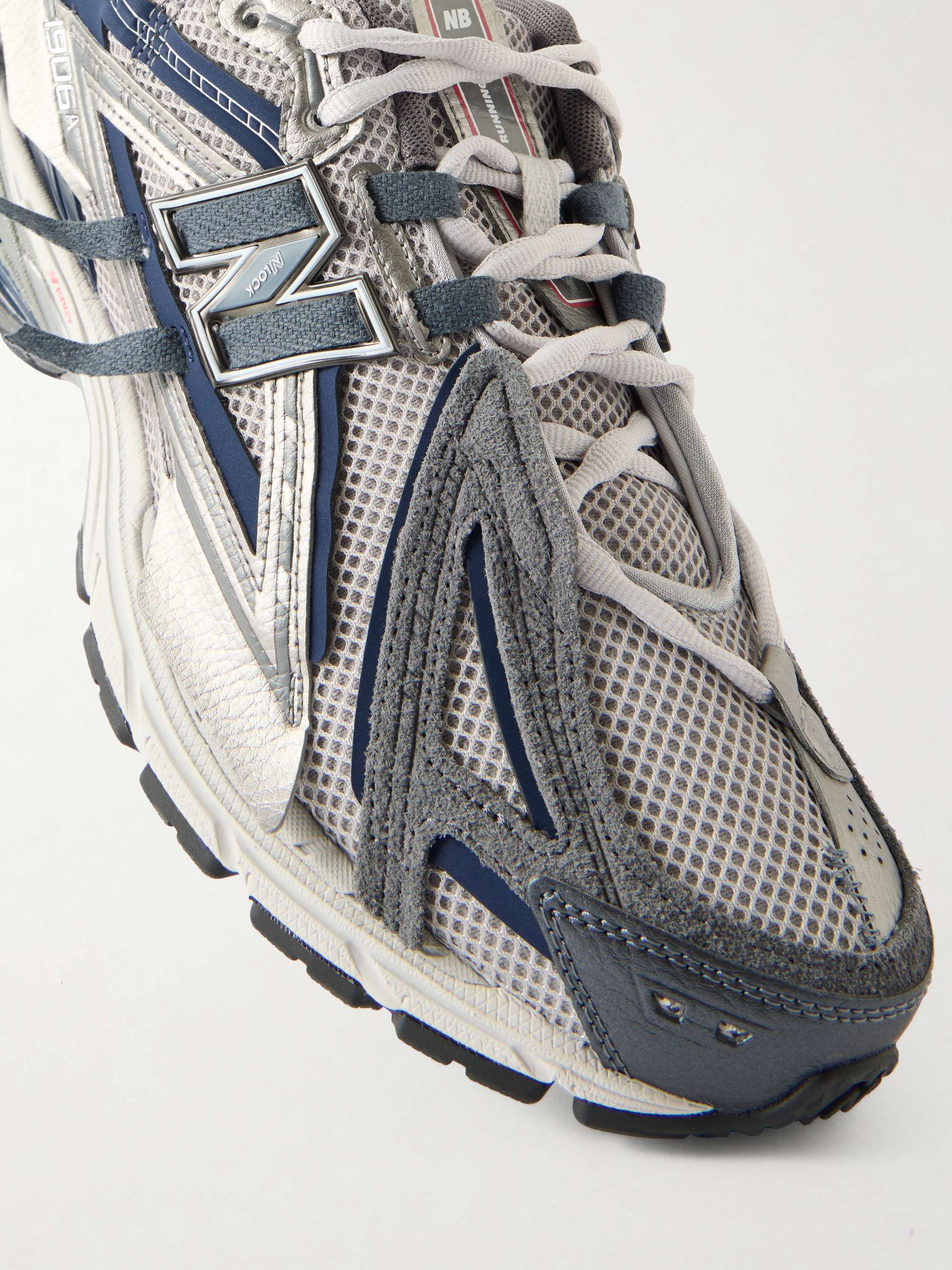 NEW BALANCE 1906 Tech Explosion Rubber and Suede-Trimmed Mesh