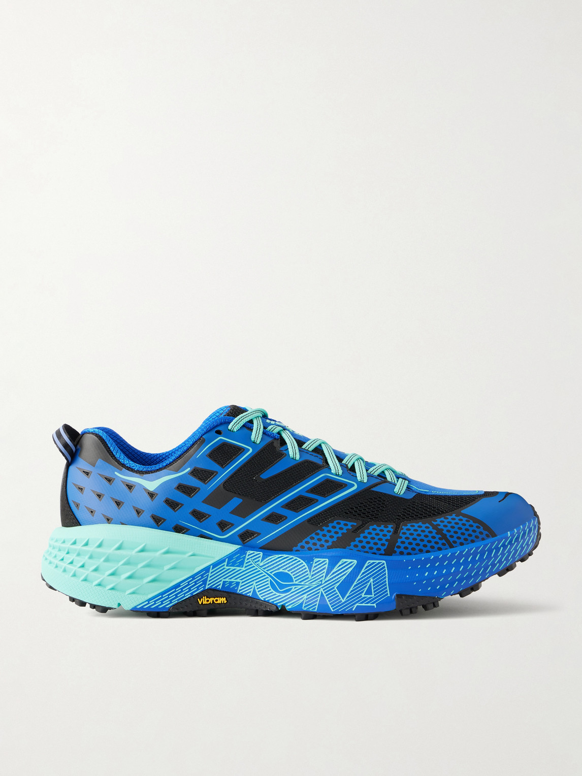 Hoka Speedgoat 2 Rubber and Ripstop-Trimmed Mesh Sneakers US 11.5