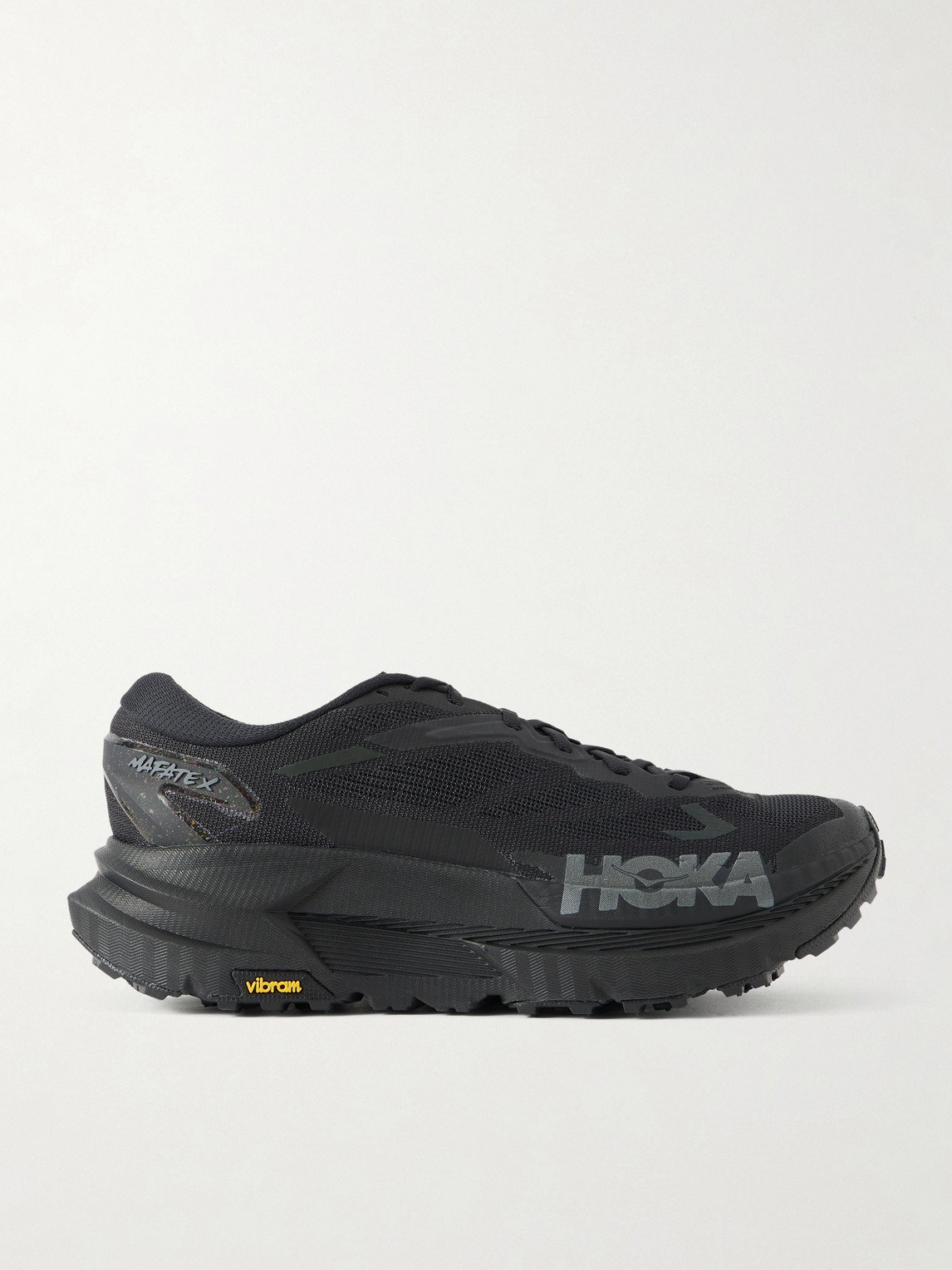 Hoka Mafate X Rubber-Trimmed Mesh Trail Running Sneakers US 10.5