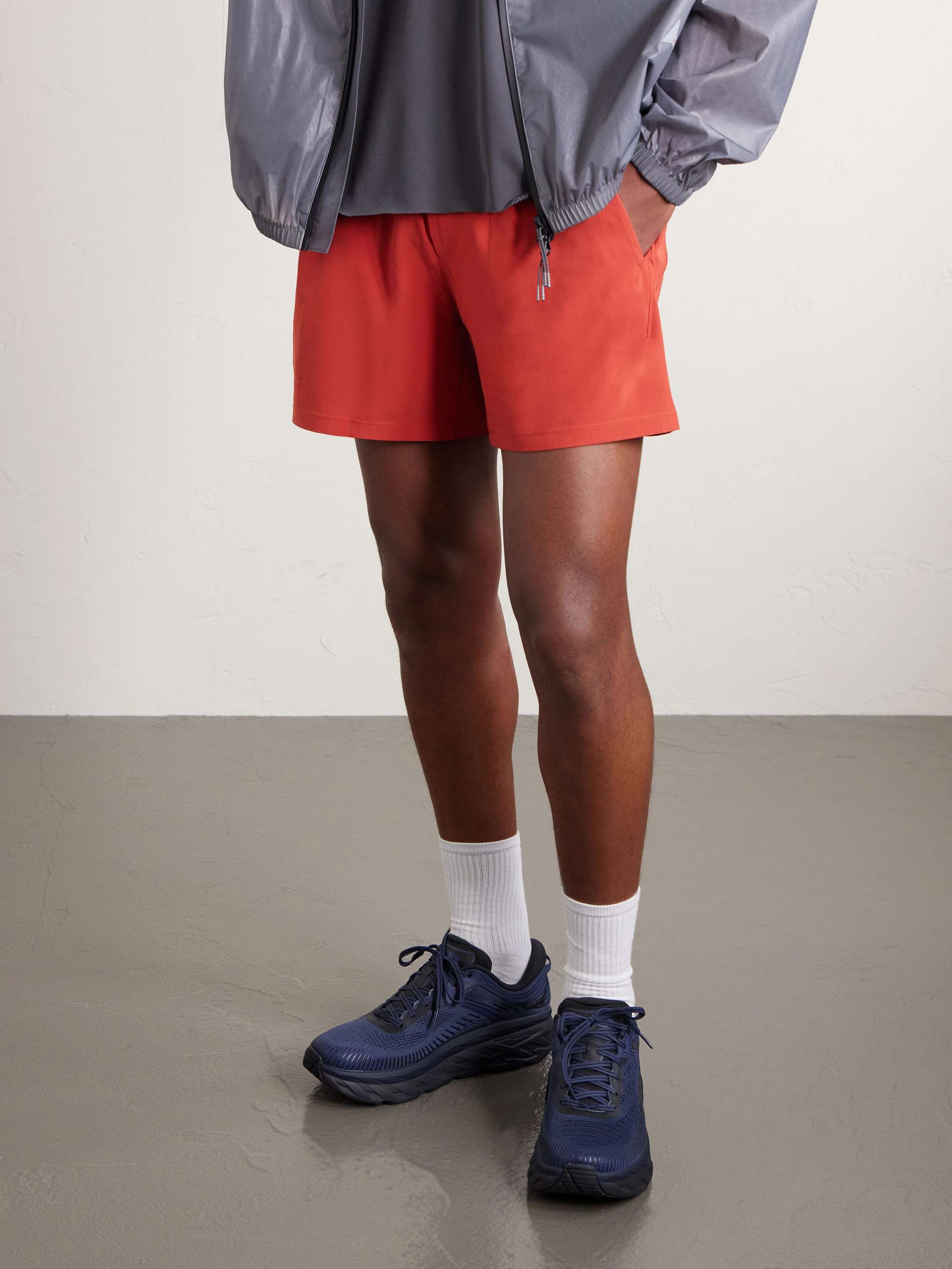 HOKA Bondi 7 Rubber-Trimmed Mesh Running Sneakers