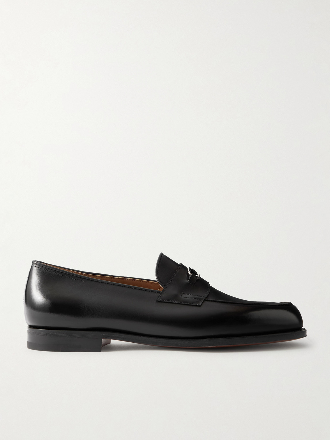 John Lobb – Lopez Embellished Leather Penny Loafers