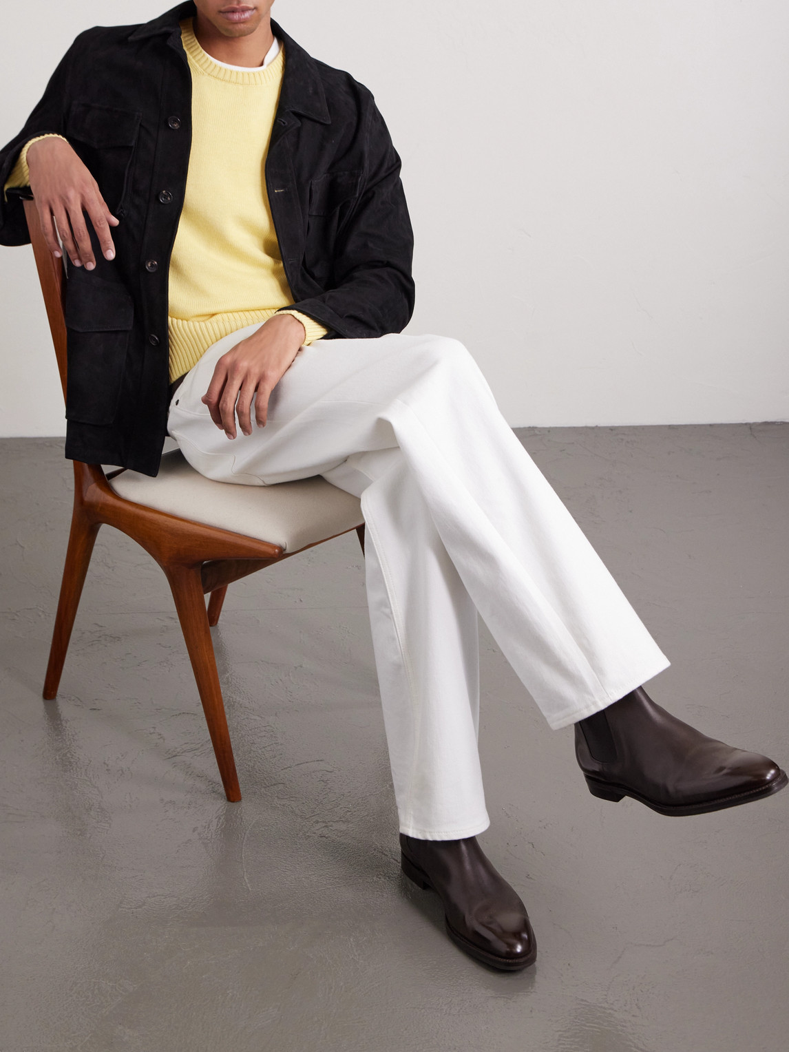 John Lobb Lawry Leather Chelsea Boots In Brown