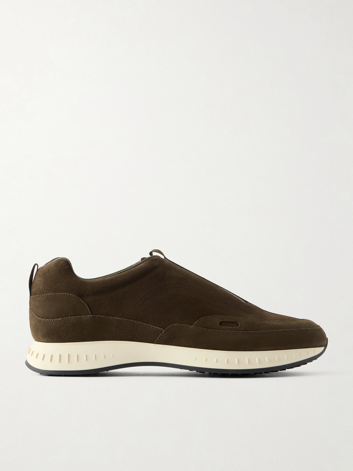 John Lobb Elastic Stream Suede Sneakers - Men