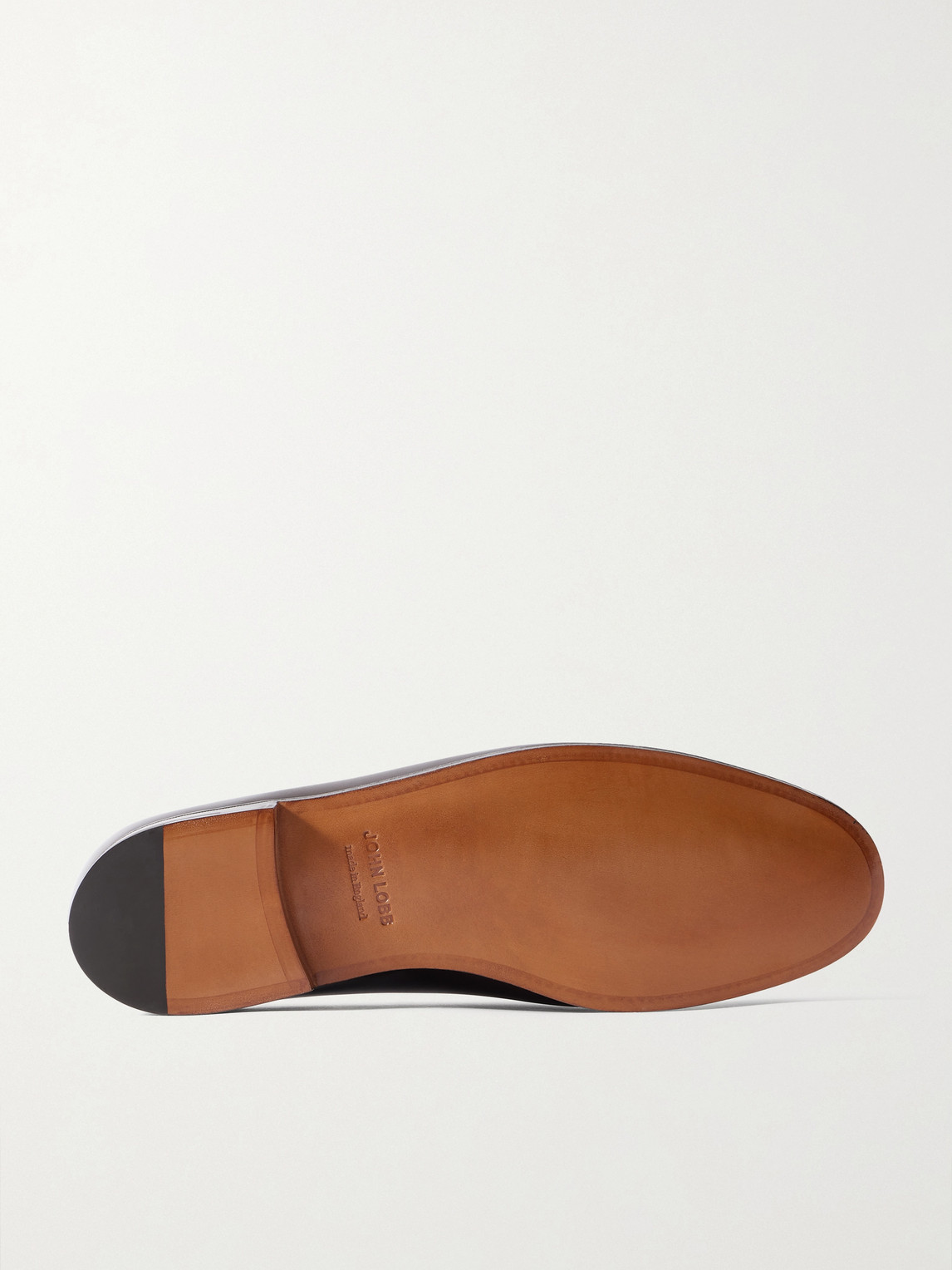John Lobb Lopez Embellished Leather Loafers In Brown