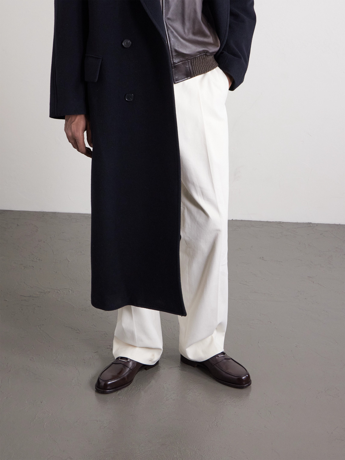 John Lobb Lopez Embellished Leather Loafers In Brown