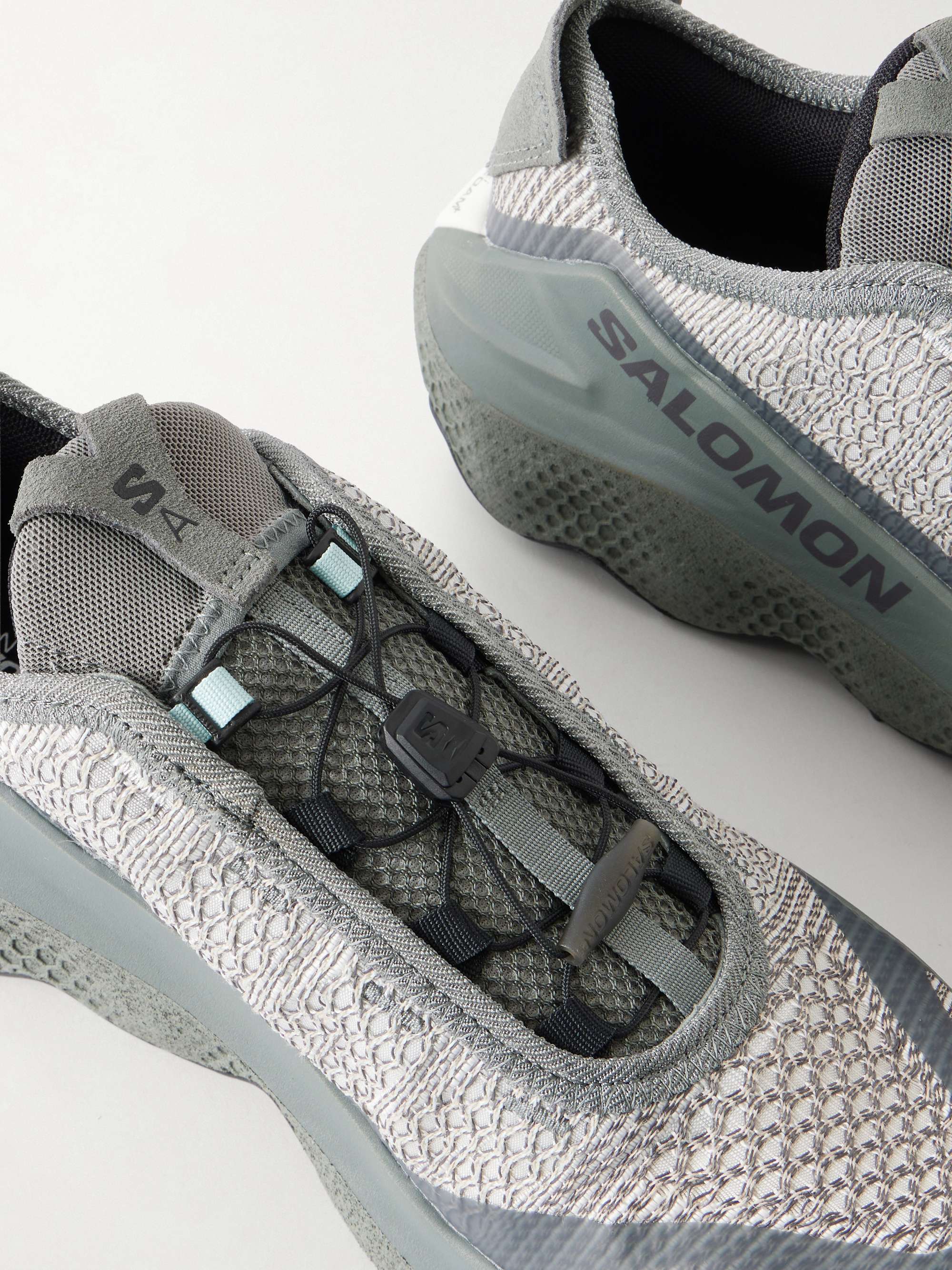 SALOMON Orava Advanced Rubber-Trimmed Mesh Sneakers for Men | MR