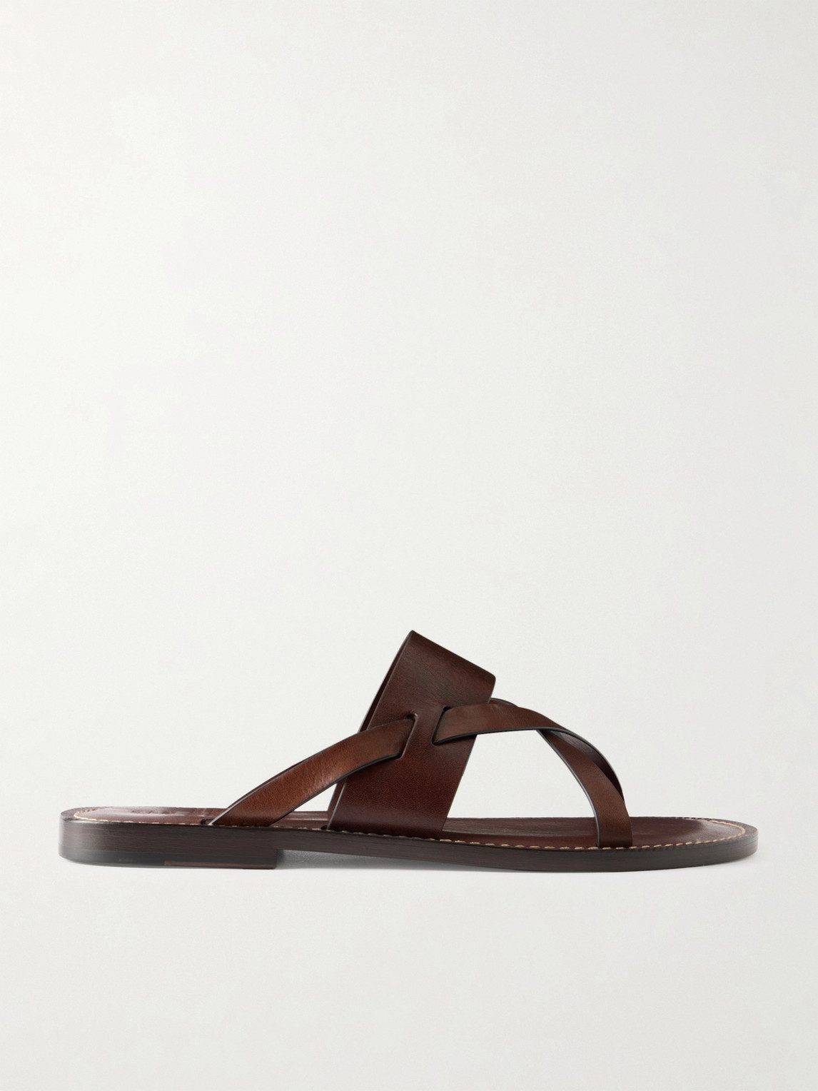 Brunello Cucinelli Leather Sandals EU 46