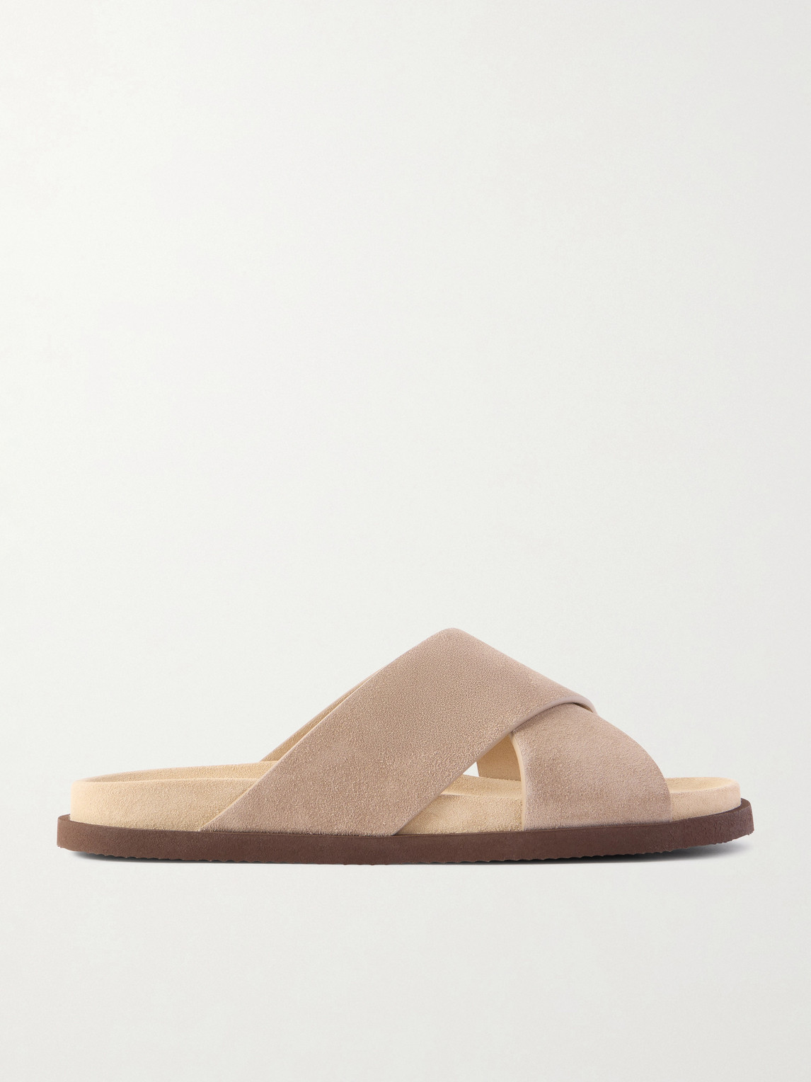 Brunello Cucinelli Suede Slides EU 45