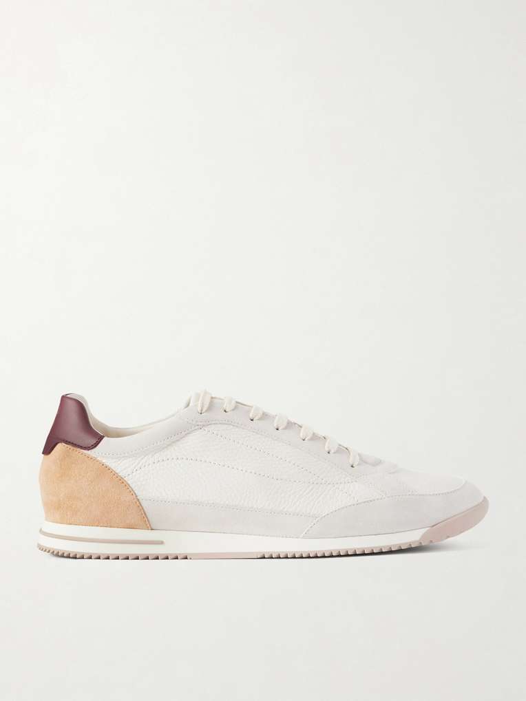 Brunello Cucinelli — Suede and Leather Sneakers