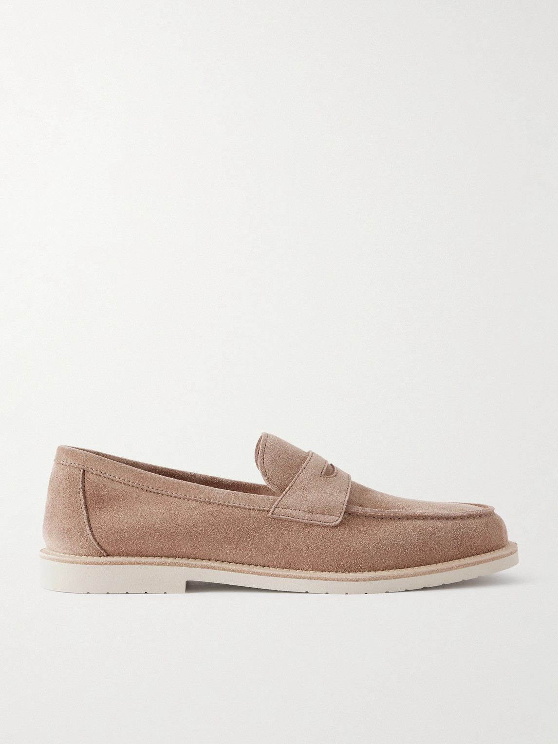 Brunello Cucinelli Suede Penny Loafers - Men