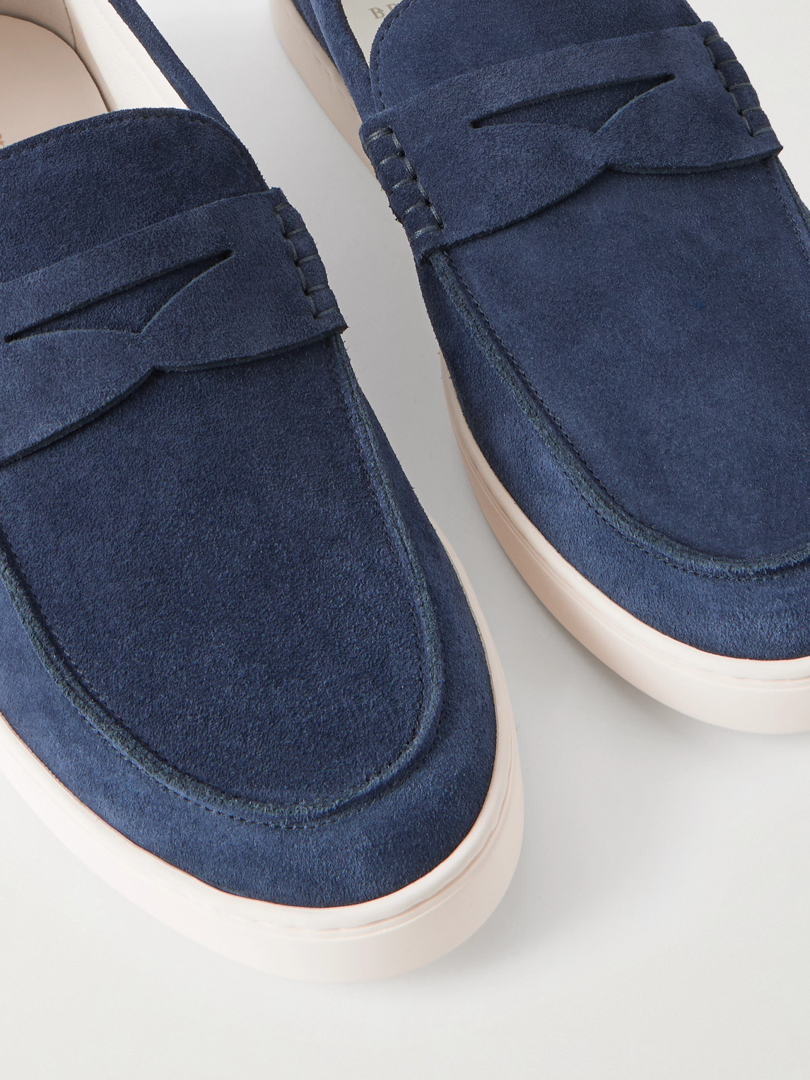 Suede Penny Loafers