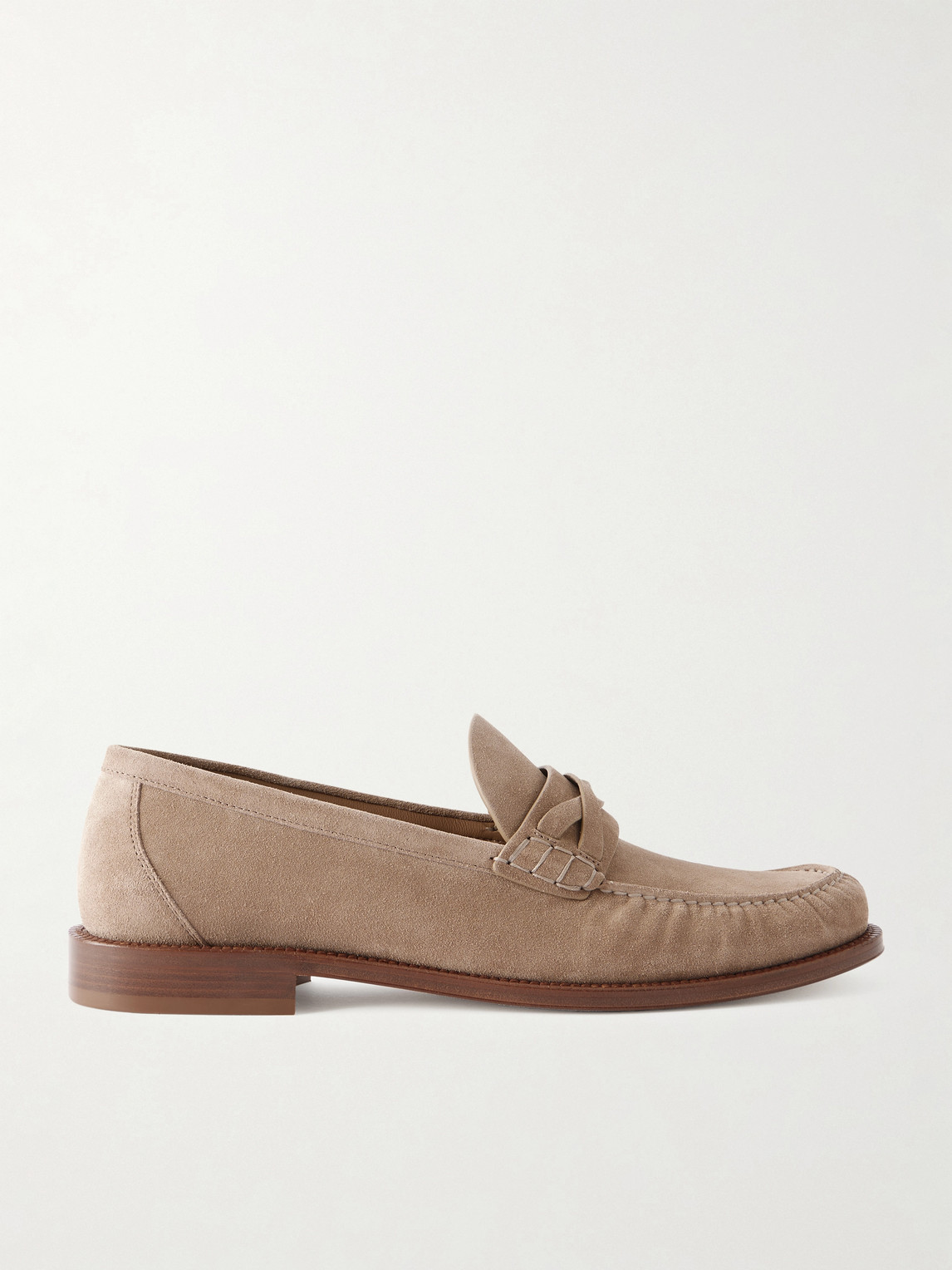 Brunello Cucinelli Flex Suede Loafers EU 45