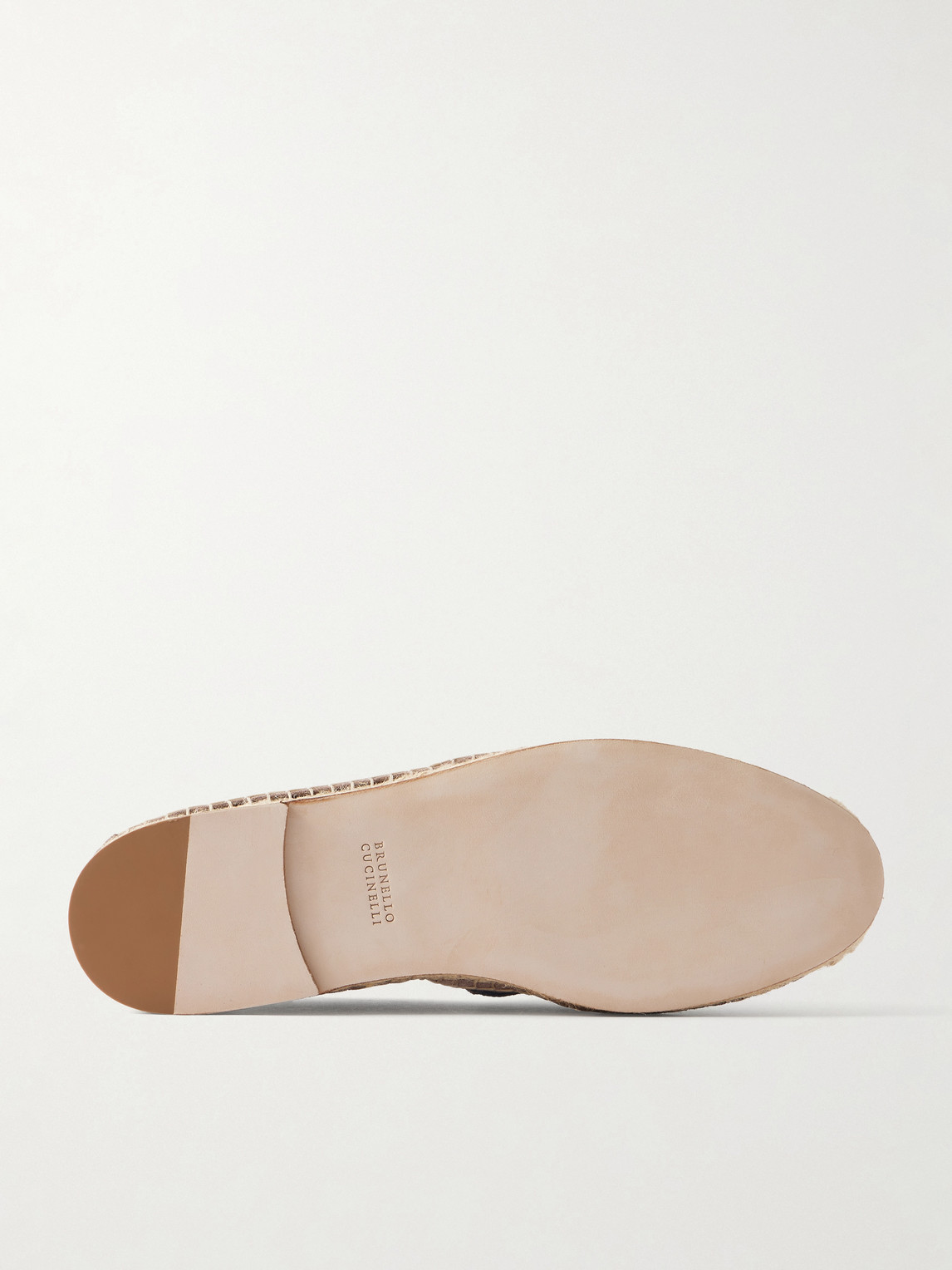  Brunello Cucinelli - Suede-trimmed Raffia Espadrilles - Men - Blue - Eu 42 