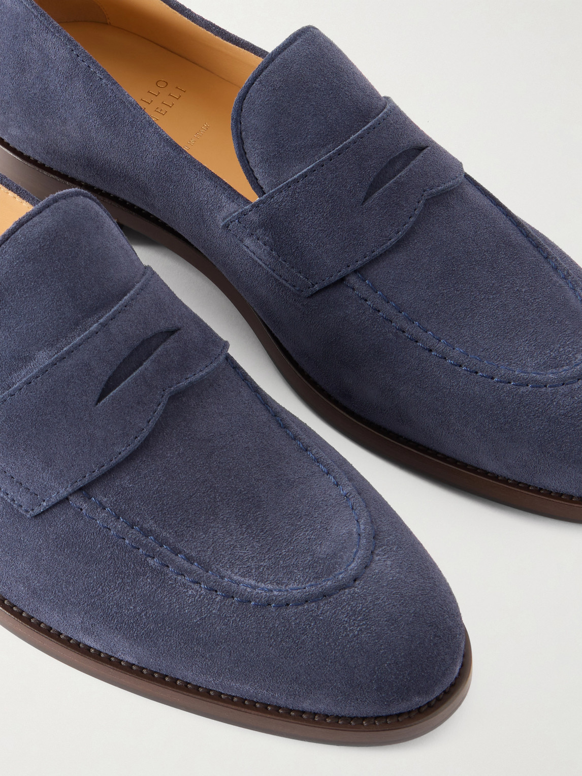 Flex Suede Penny Loafers