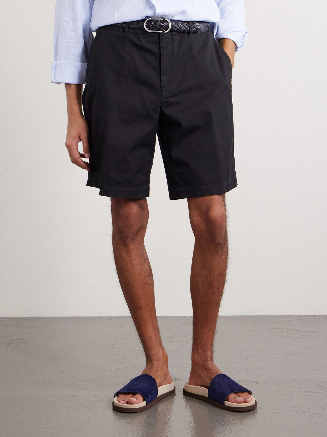 Brunello Cucinelli Suede Slides EU 42