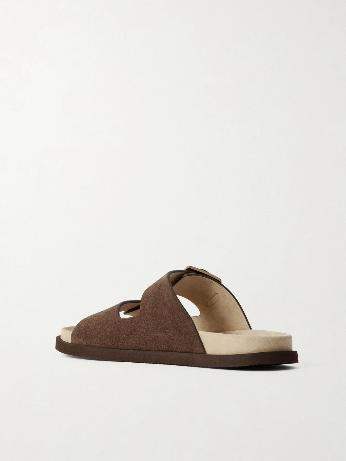  Brunello Cucinelli - Suede Sandals - Men - Brown - Eu 42 