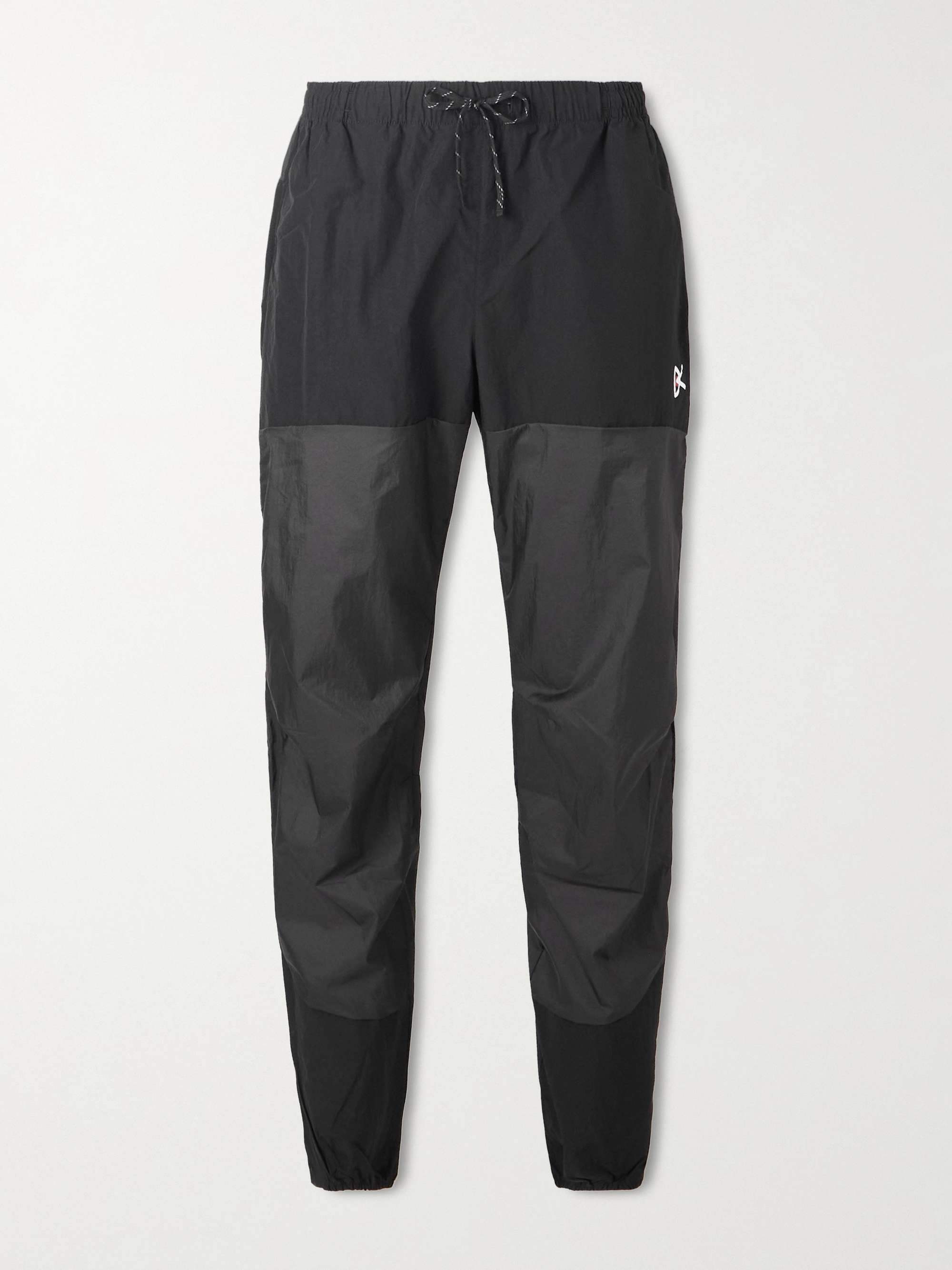 DISTRICT VISION Zanzie Tapered Logo-Print Stretch-Shell Track Pants