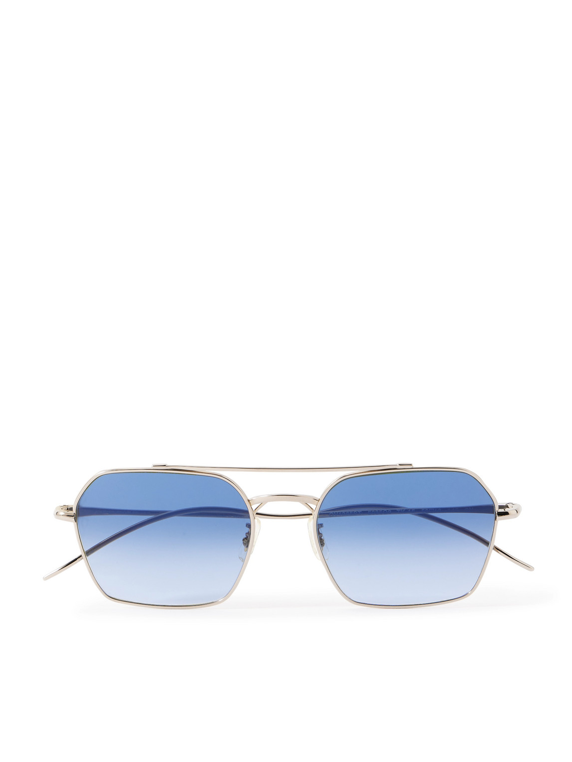 Oliver Peoples Tk-15 D-frame Gold-tone Sunglasses