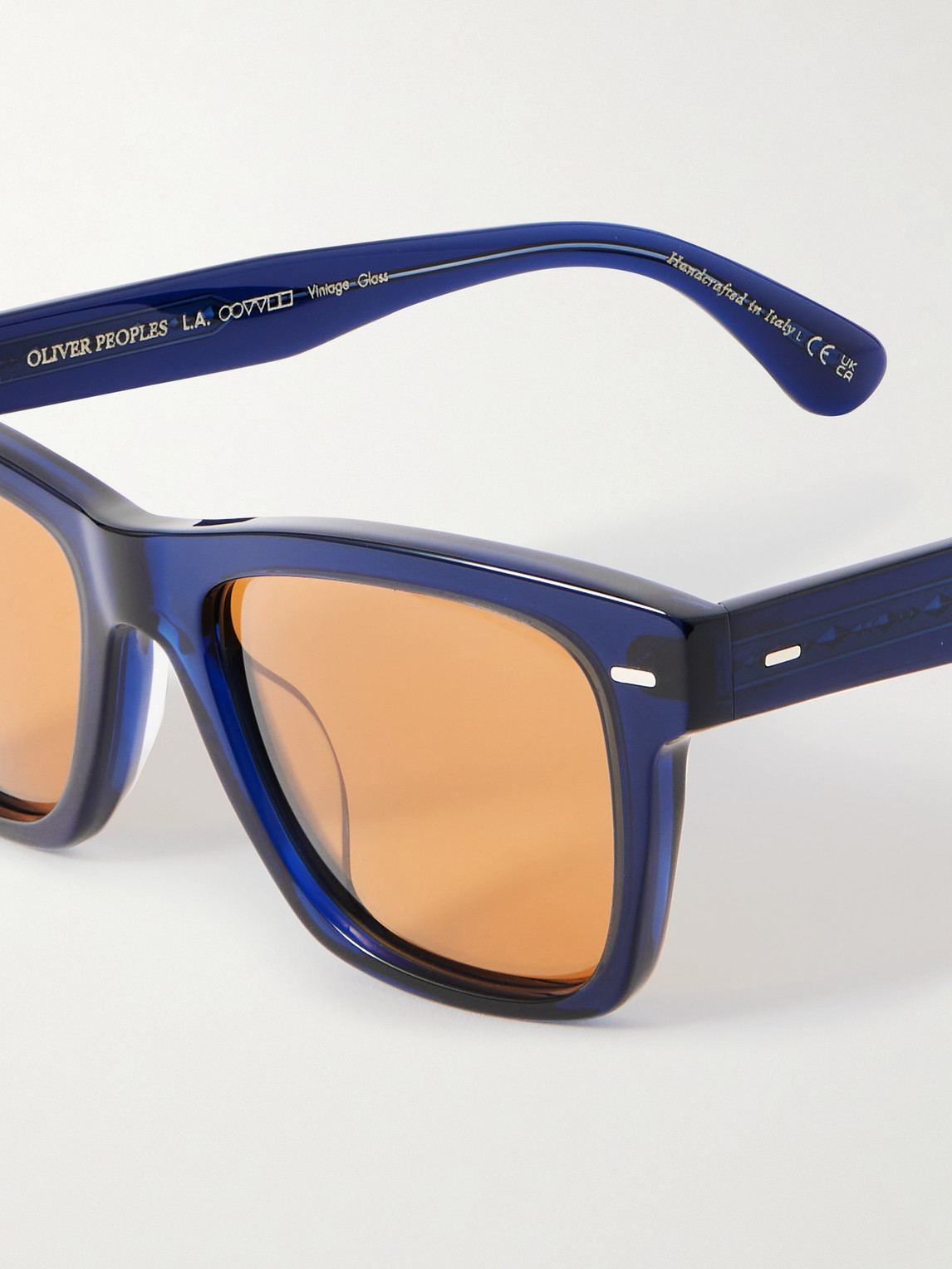Oliver Peoples Oliver Sun Square-frame Acetate Sunglasses In Blue