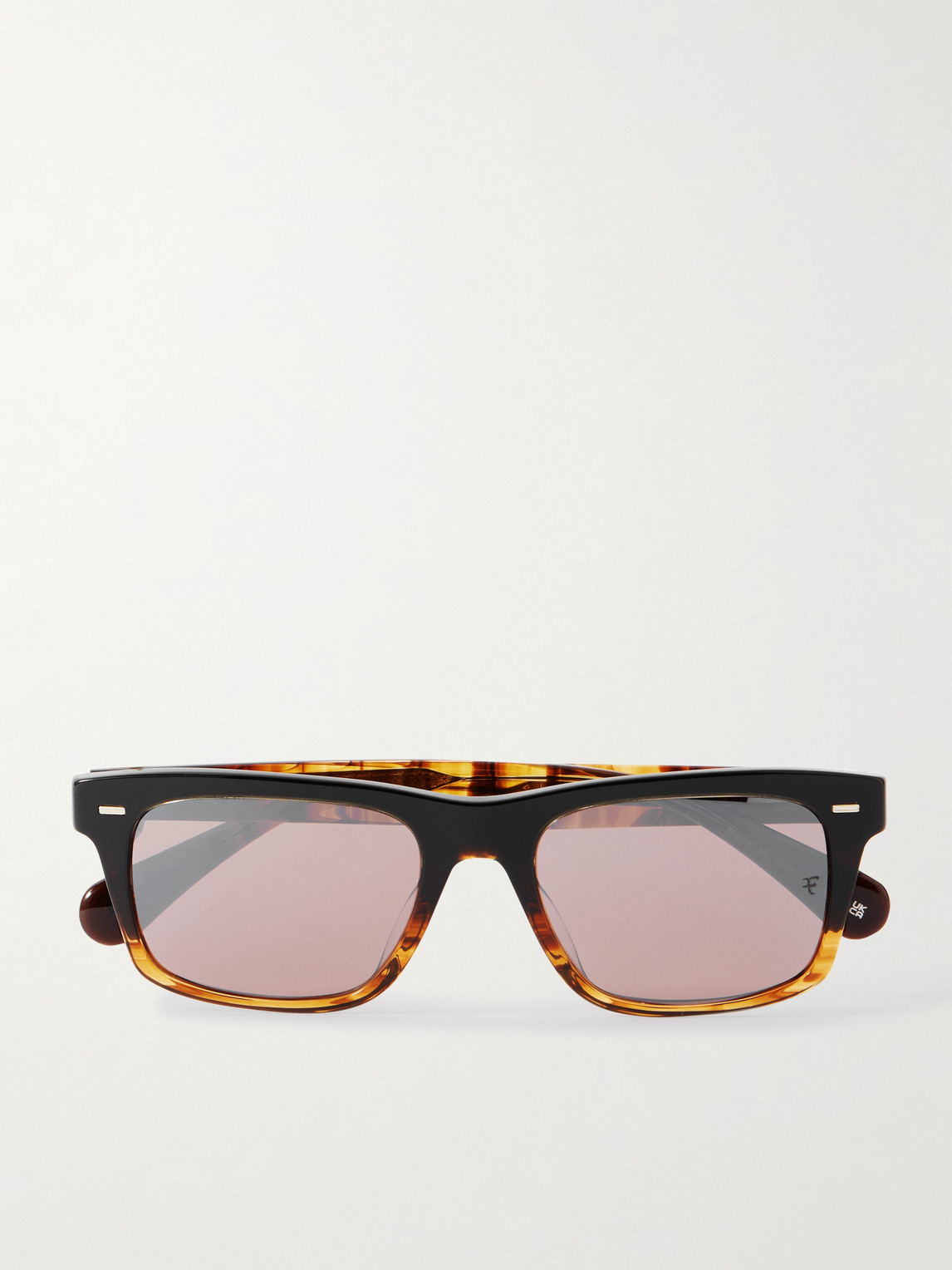 Oliver Peoples Roger Federer R-16 Square-Frame Degradé Acetate Sunglasses - Men