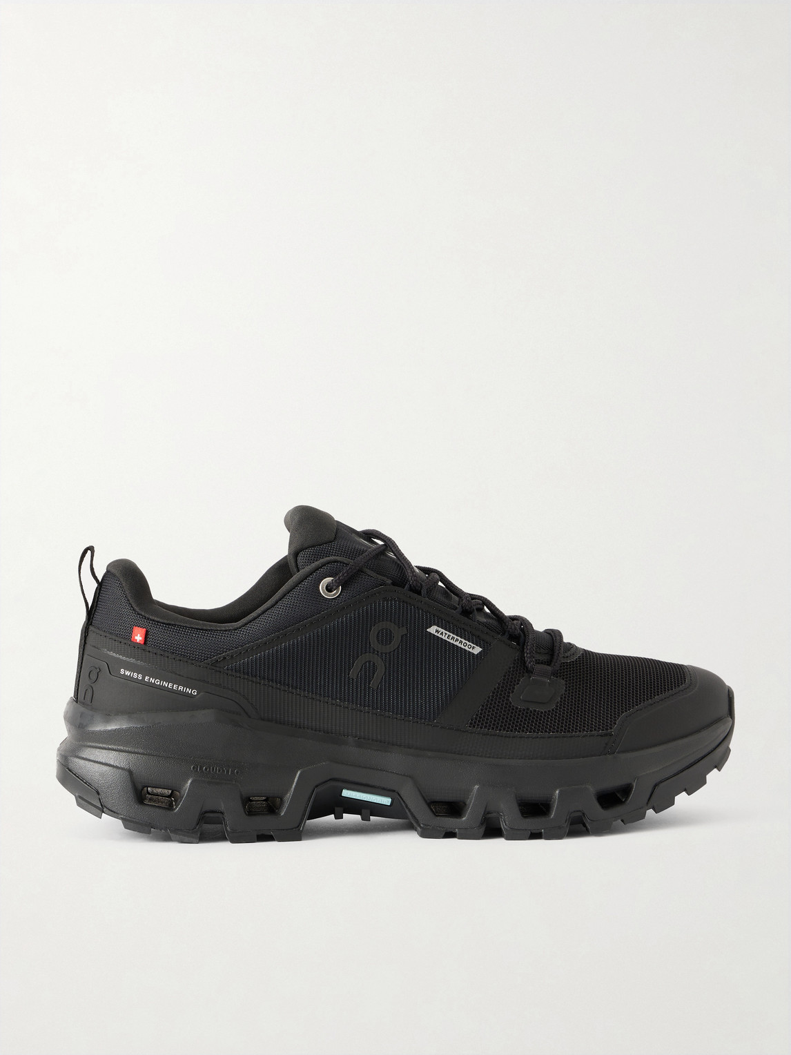 Cloudrock Rubber-Trimmed Mesh Trail Sneakers