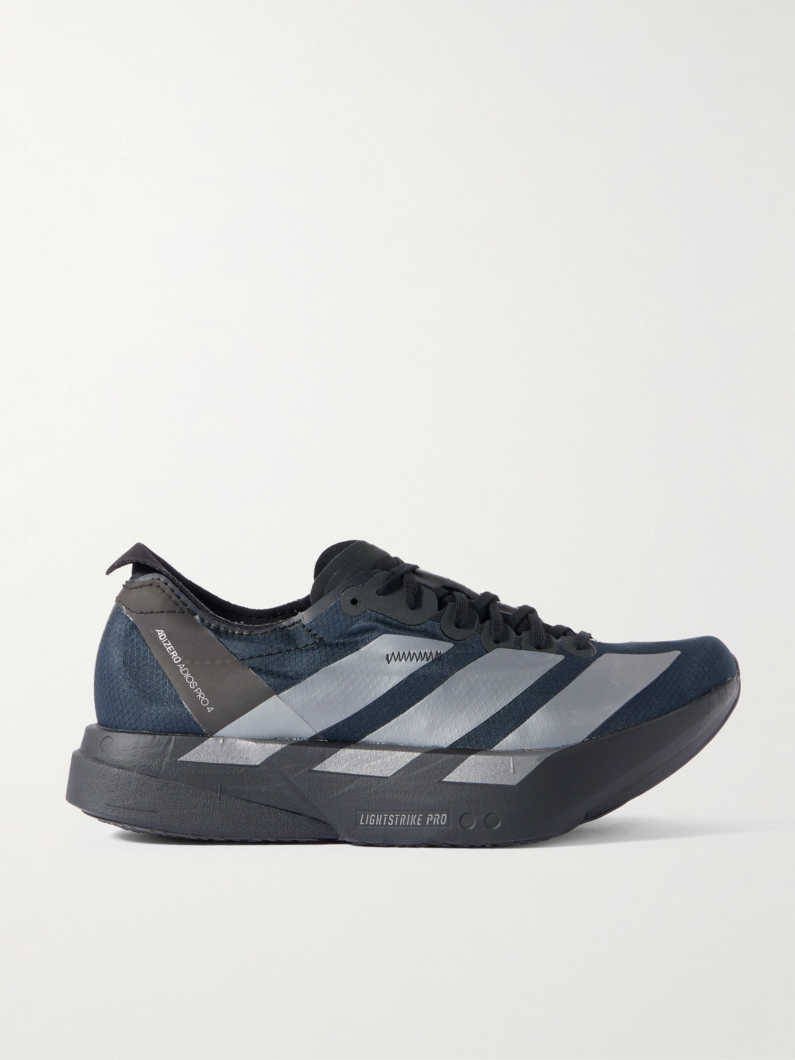 ADIDAS RUNNING Adizero Adios Pro 4 Rubber-Trimmed Ripstop Running Sneakers - Men